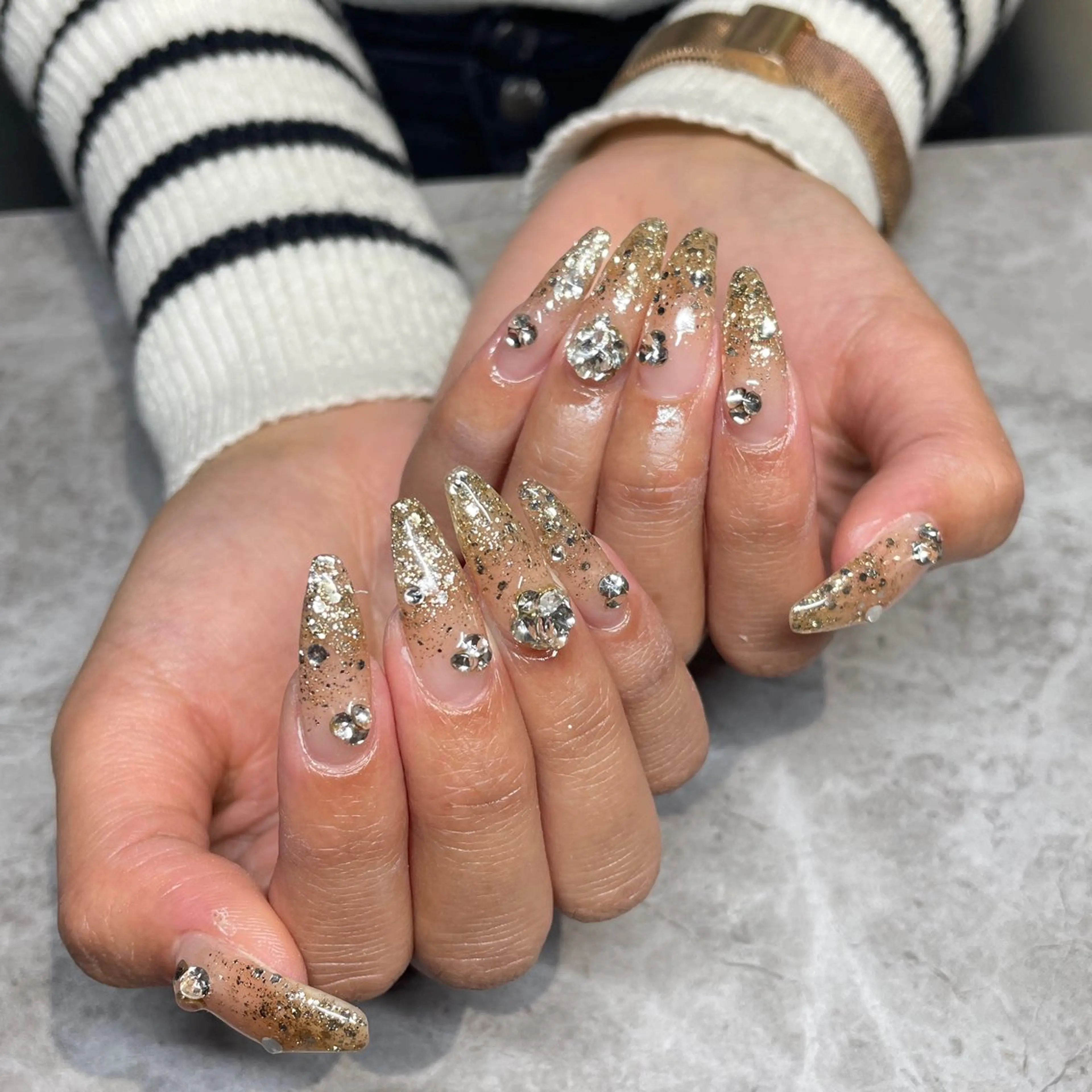 ネイル 成人式 ハンドネイル IROHA NAIL nanaのネイルデザイン