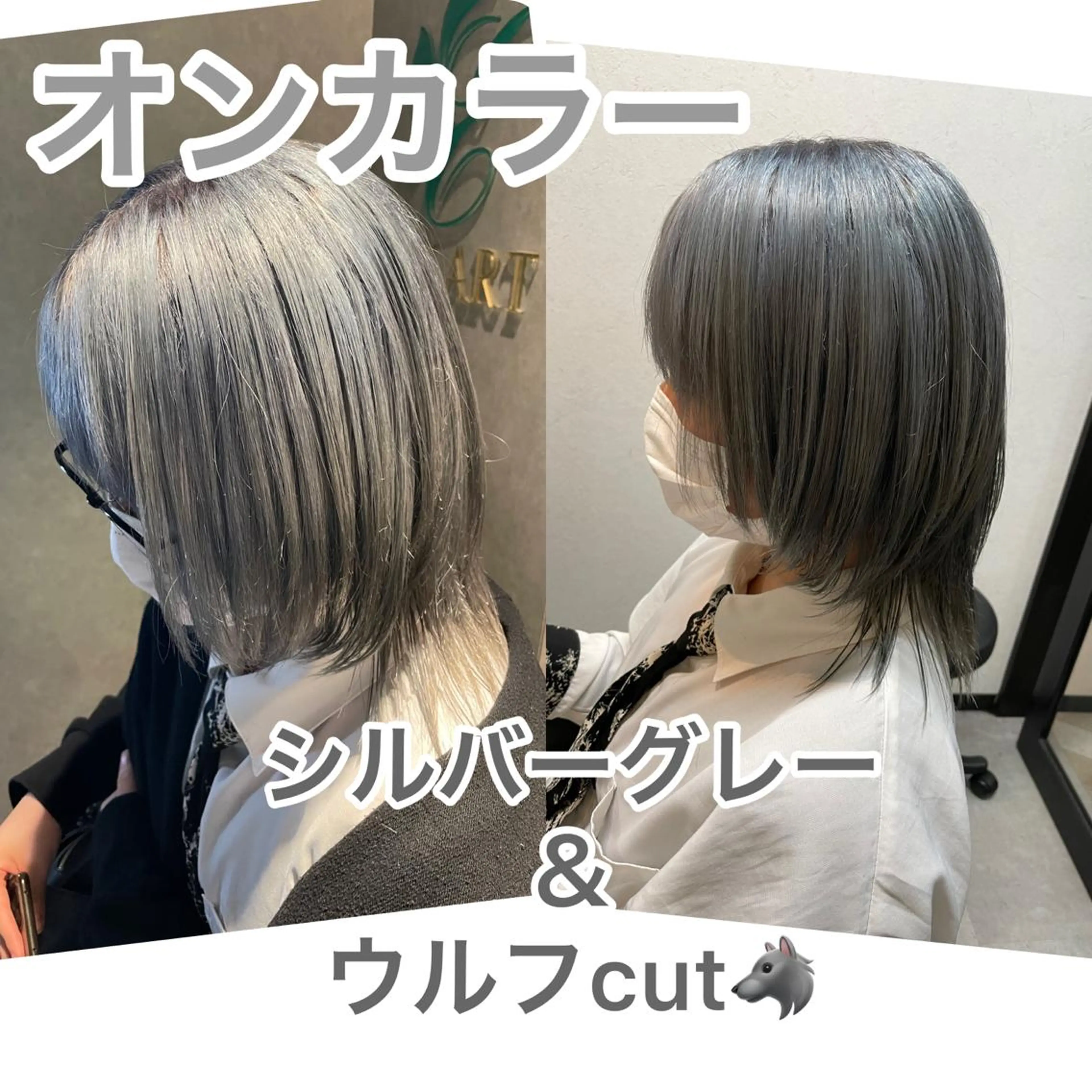 ミディアム カット ヘアカラー トリートメント ヘッドスパ ヘアセット 断られる髪に答えを ♣️井上秀樹♠️のヘアスタイル
