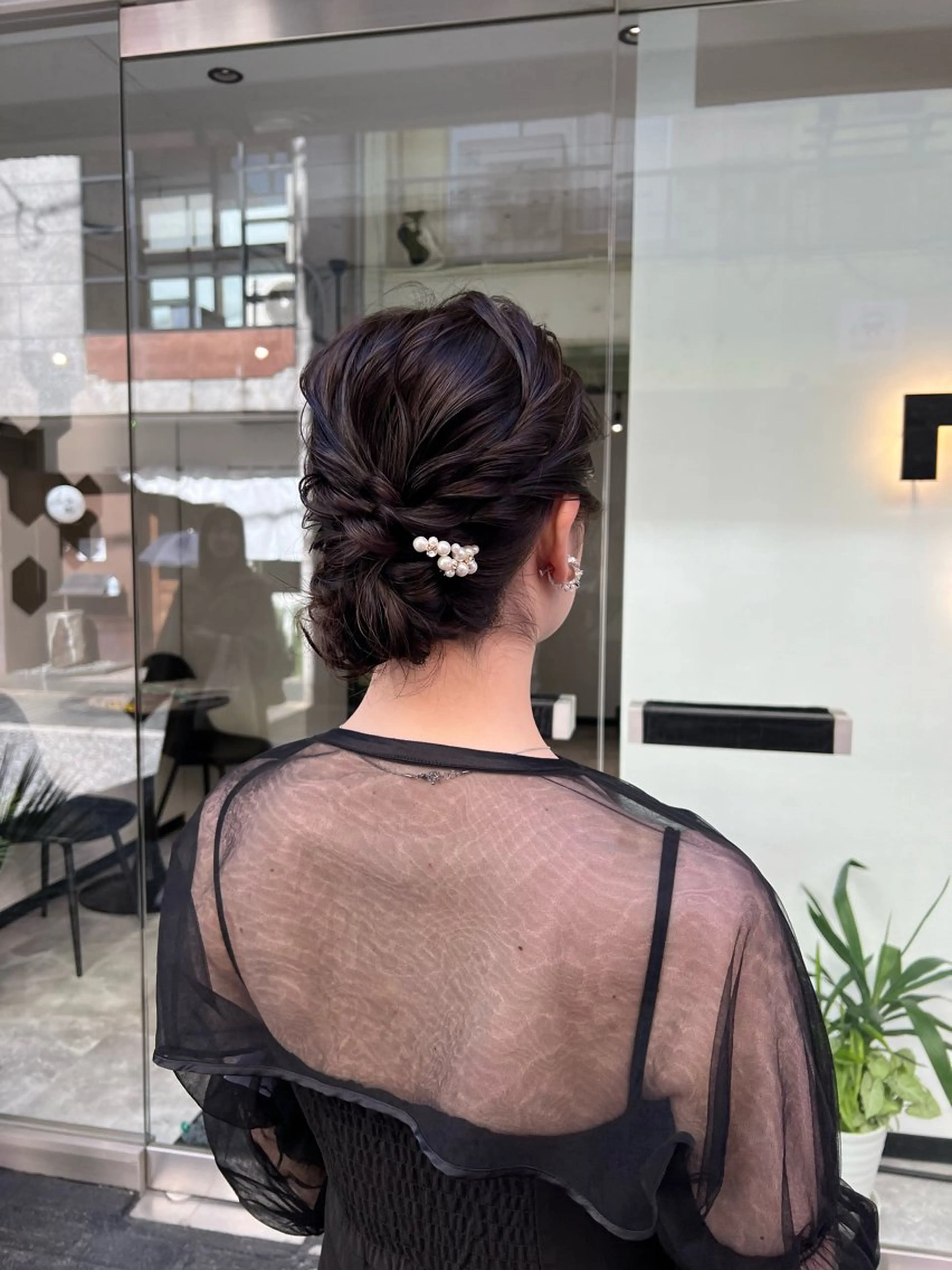 ミディアム カラー ヘアアレンジ 「sumi」 AMIのヘアスタイル