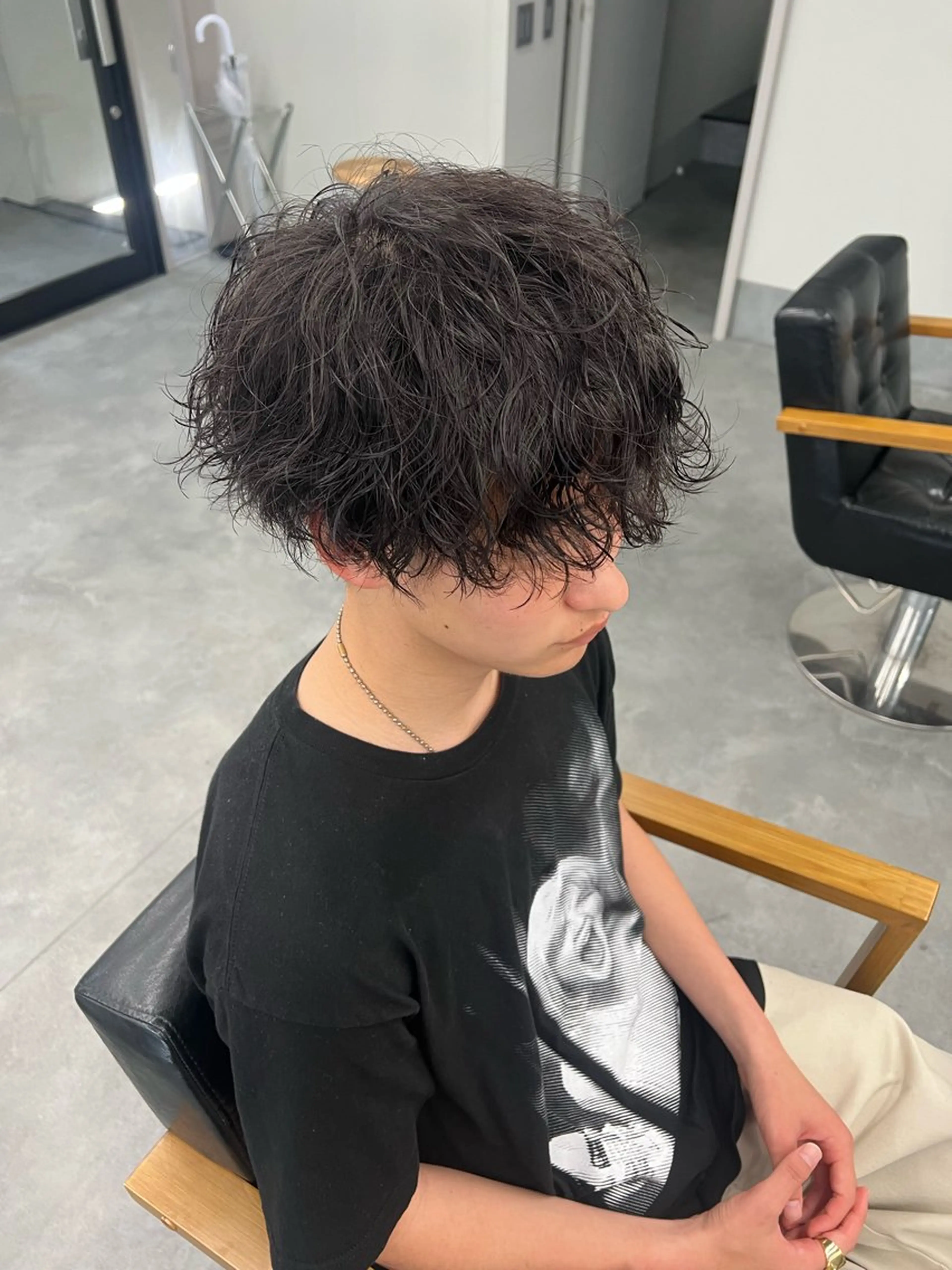 パーマ メンズ カット パーマ 【メンズ特化型 美容師】白元優真のヘアスタイル