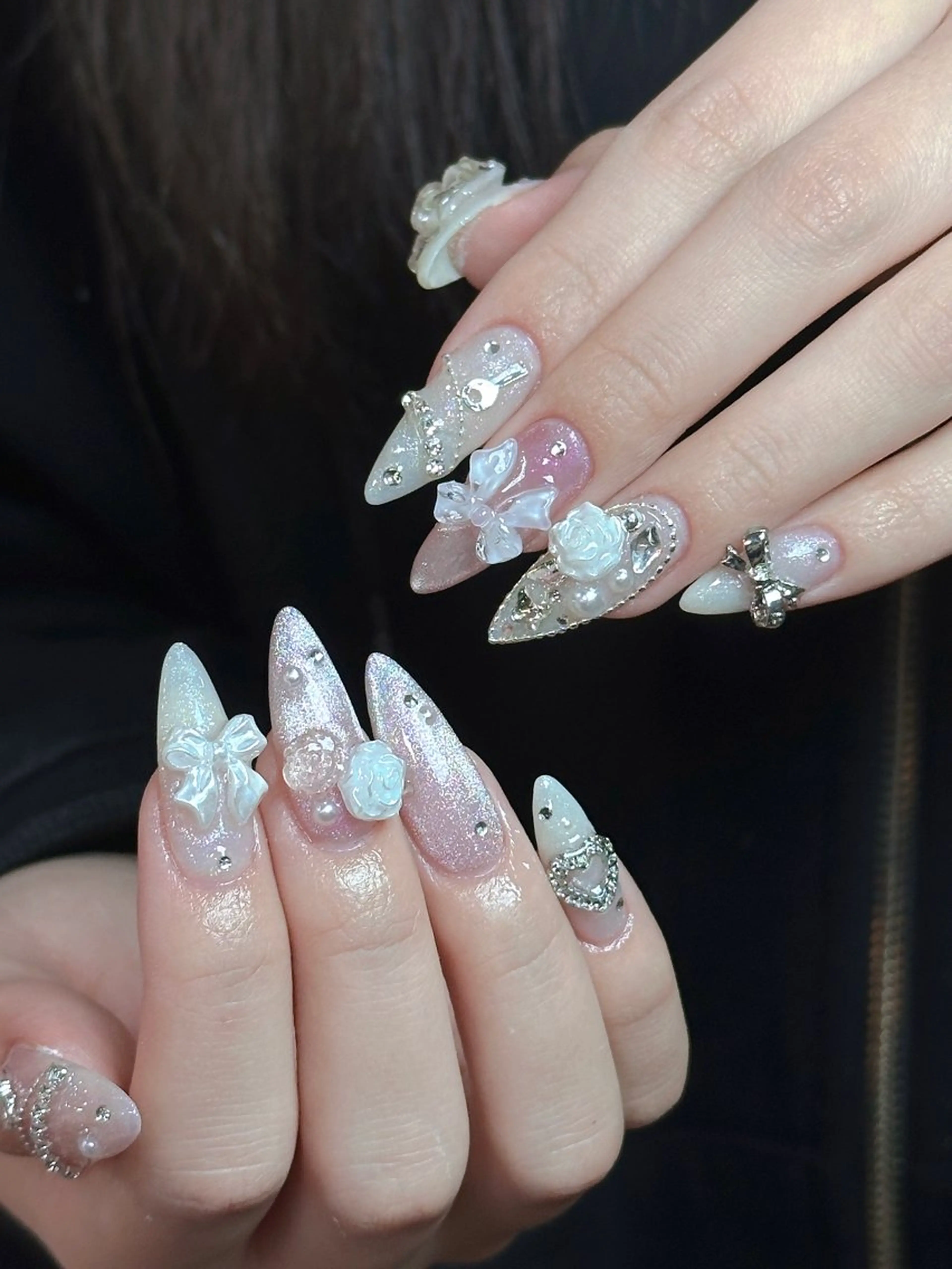 ネイル ハンドネイル Dark honey スカルプ専門原宿店のネイルデザイン