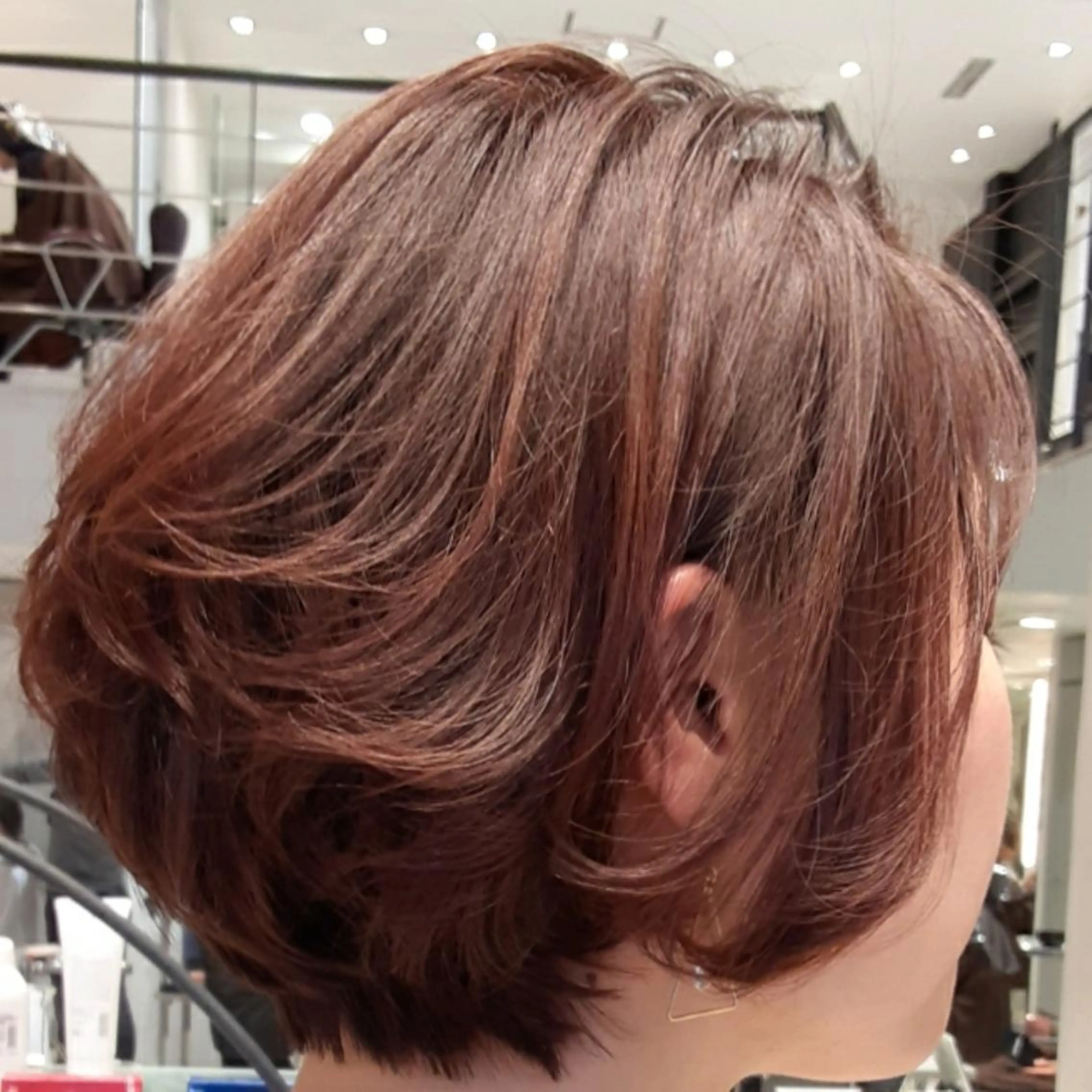 ショート パーマ カラー  知念　香トータル ビューティー🌷のヘアスタイル