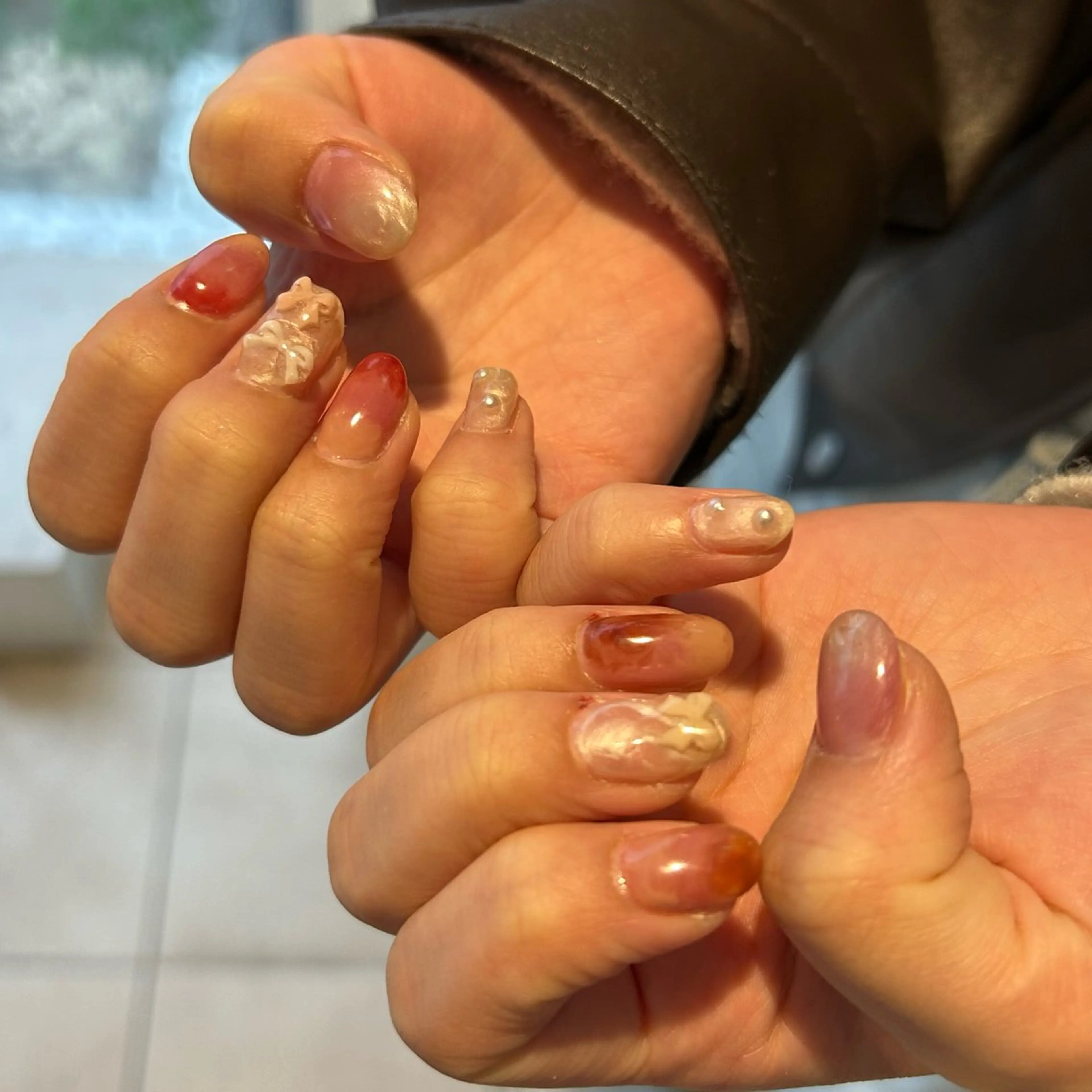 ネイル ハンドネイル フットネイル ASA nail / アート☀︎ニュアンスのネイルデザイン