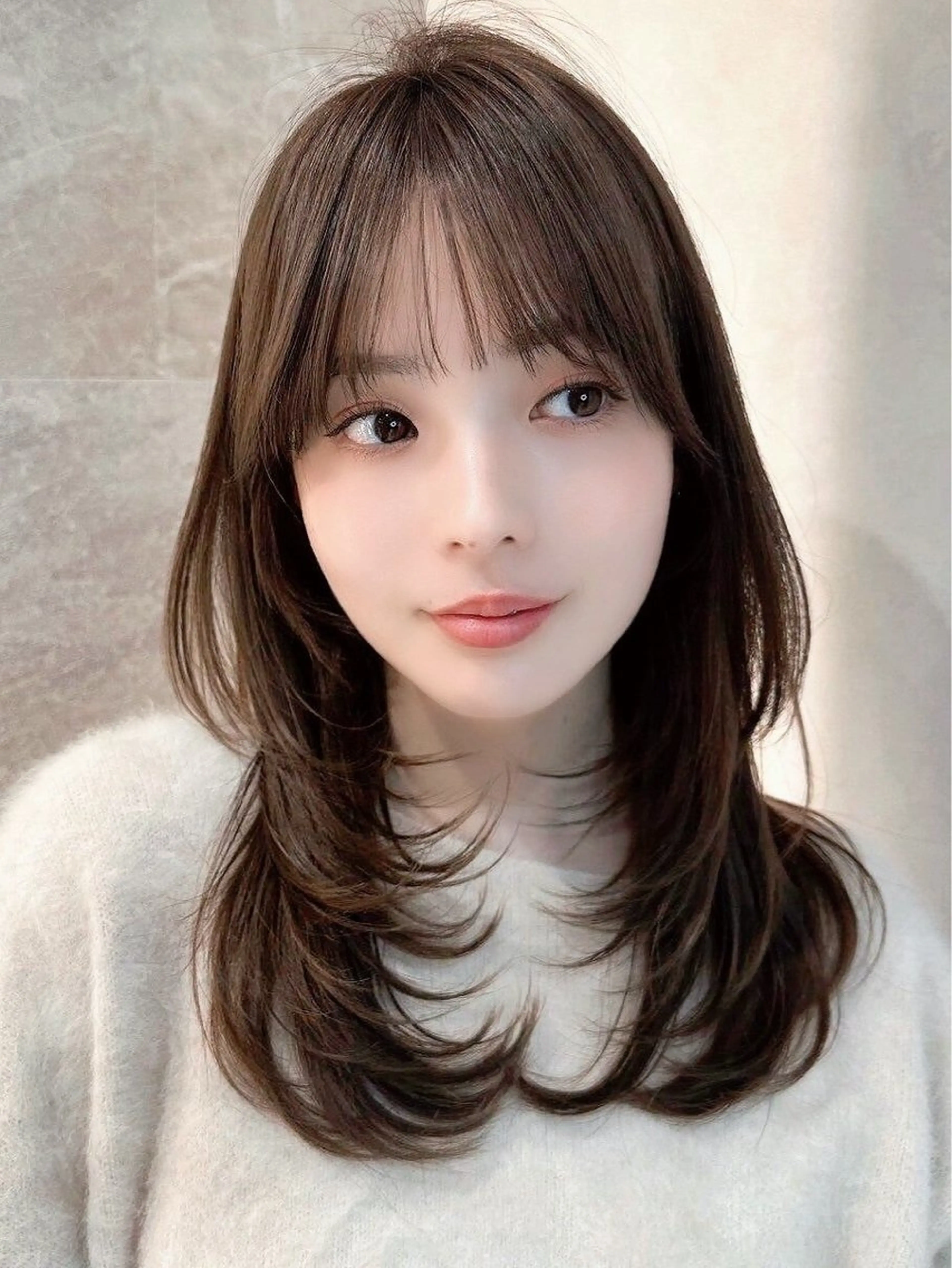 セミロング カット ヘアカラー トリートメント 🐥ボブ/レイヤー 髪質改善/halcaのヘアスタイル