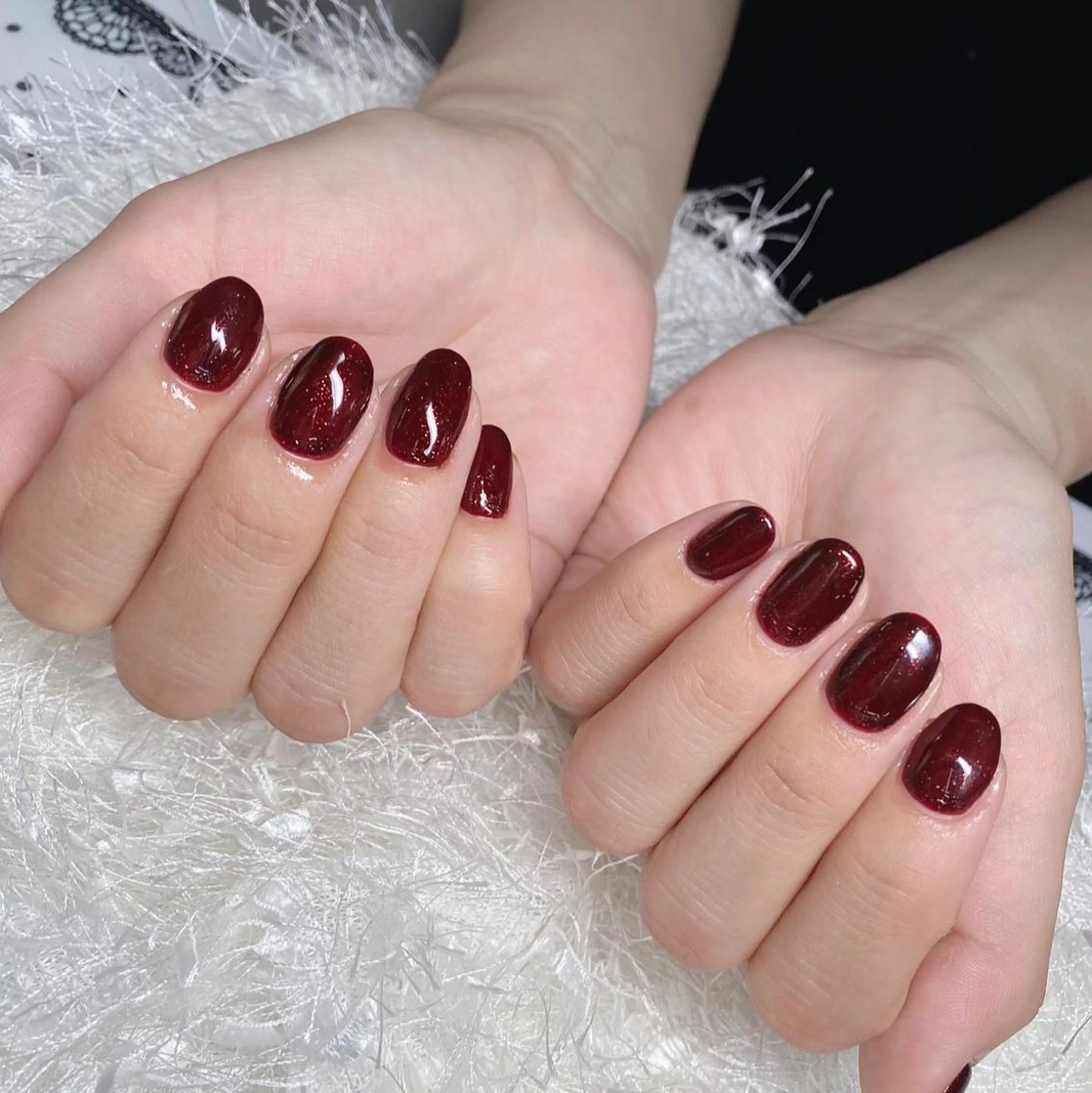 ネイル 長さ出し ジェルネイル グラデーション 韓国ネイル マグネットネイル ハンドネイル Nail&eye Belire 新宿のネイルデザイン