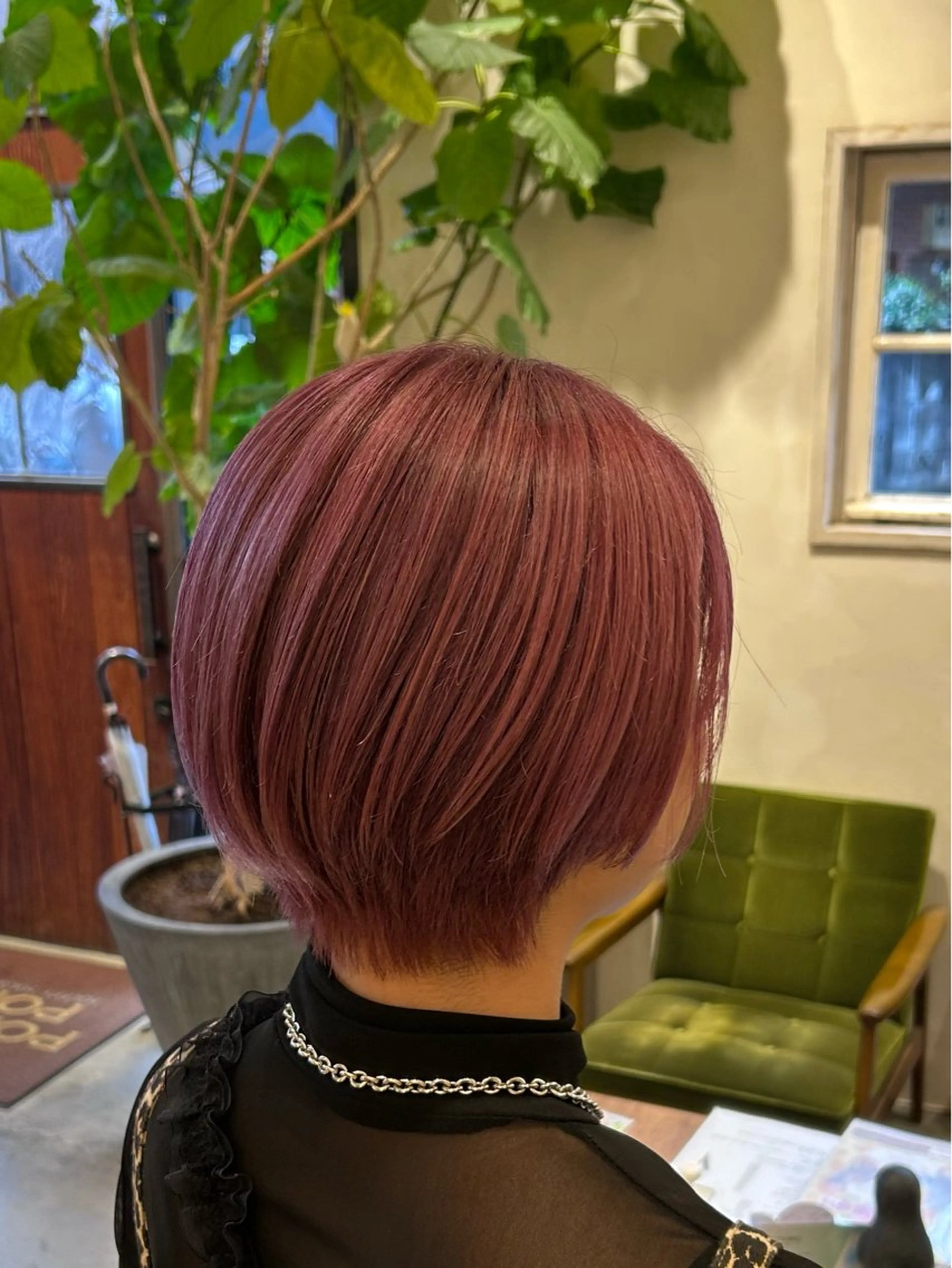 ショート ケアカラー 大髙 まりののヘアスタイル