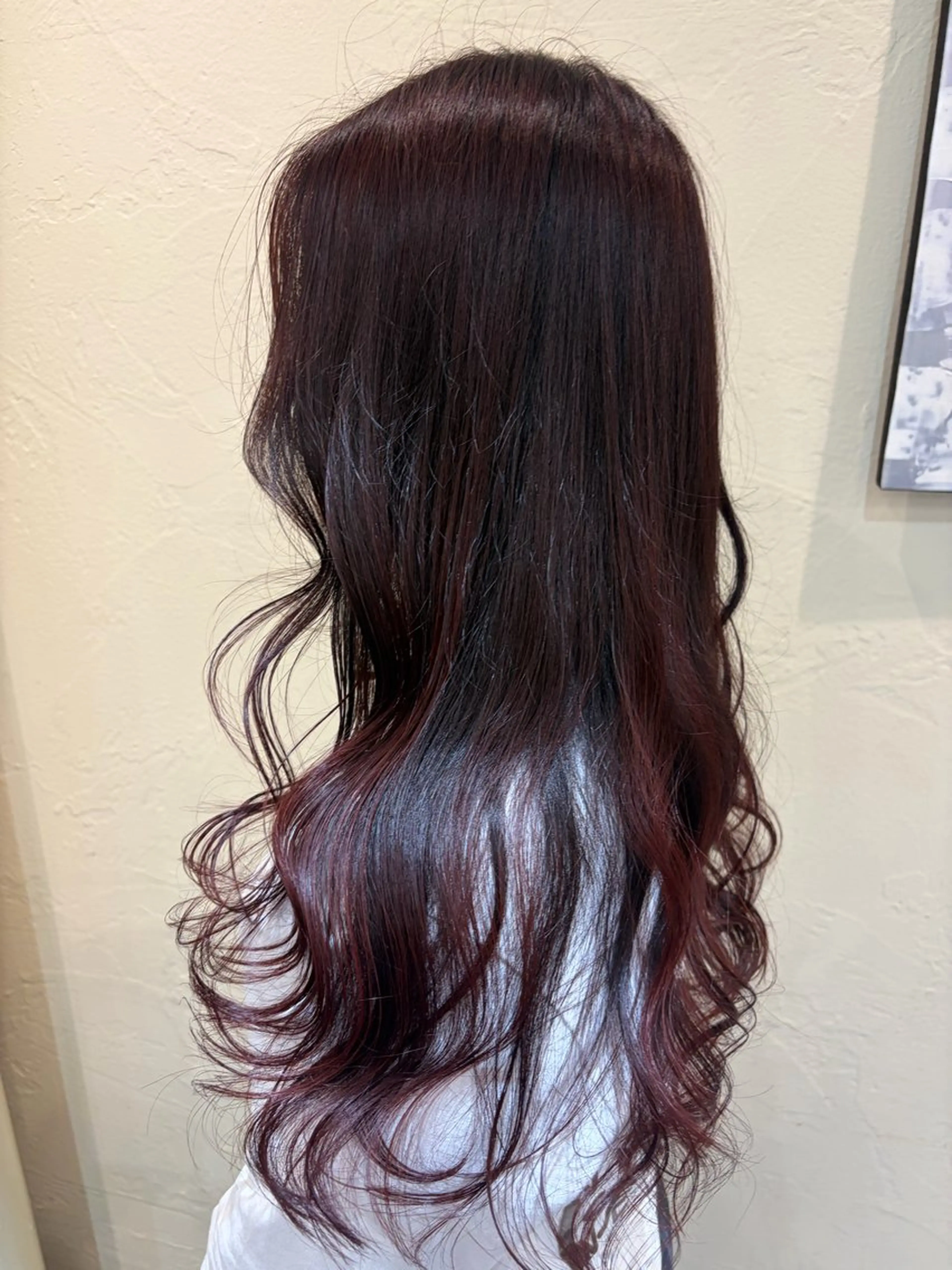 ロング ヘアカラー 杉浦 愛華のヘアスタイル