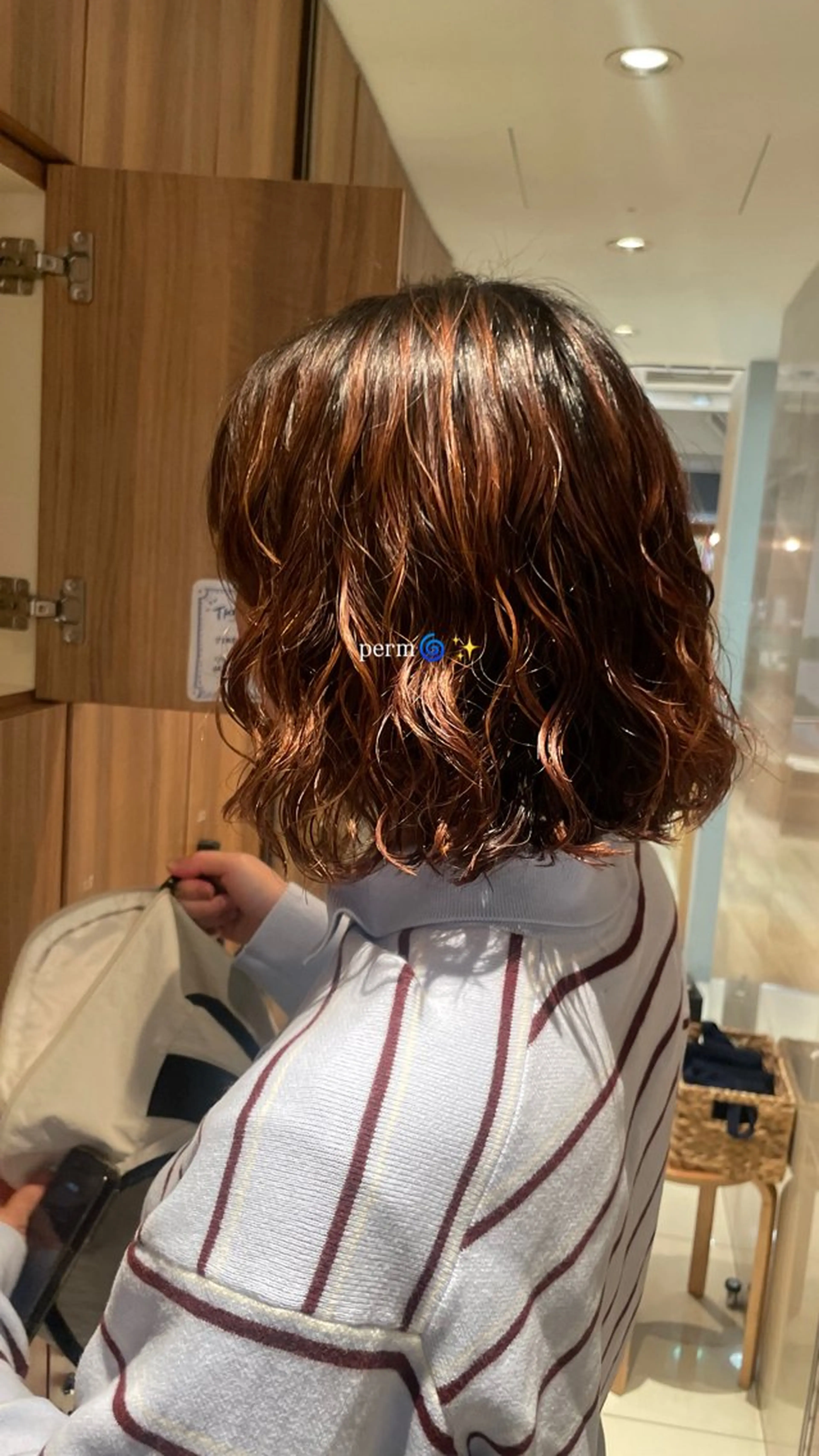 ミディアム パーマ レイヤー/艶髪 /chihiro🩰のヘアスタイル