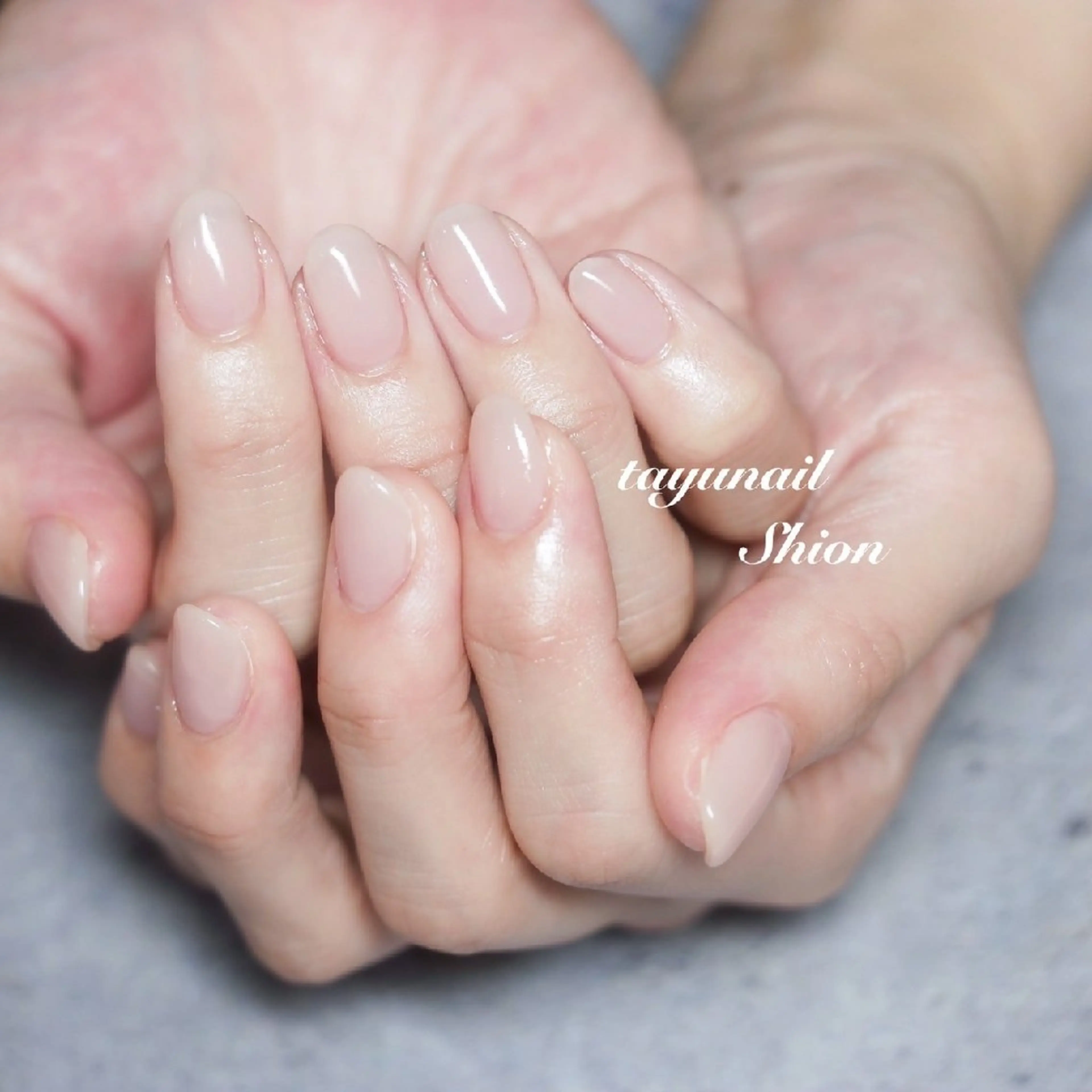 ネイル ジェルネイル パラジェル シンプルネイル 冬ネイル ネイルサロン 【たゆnail】のネイルデザイン