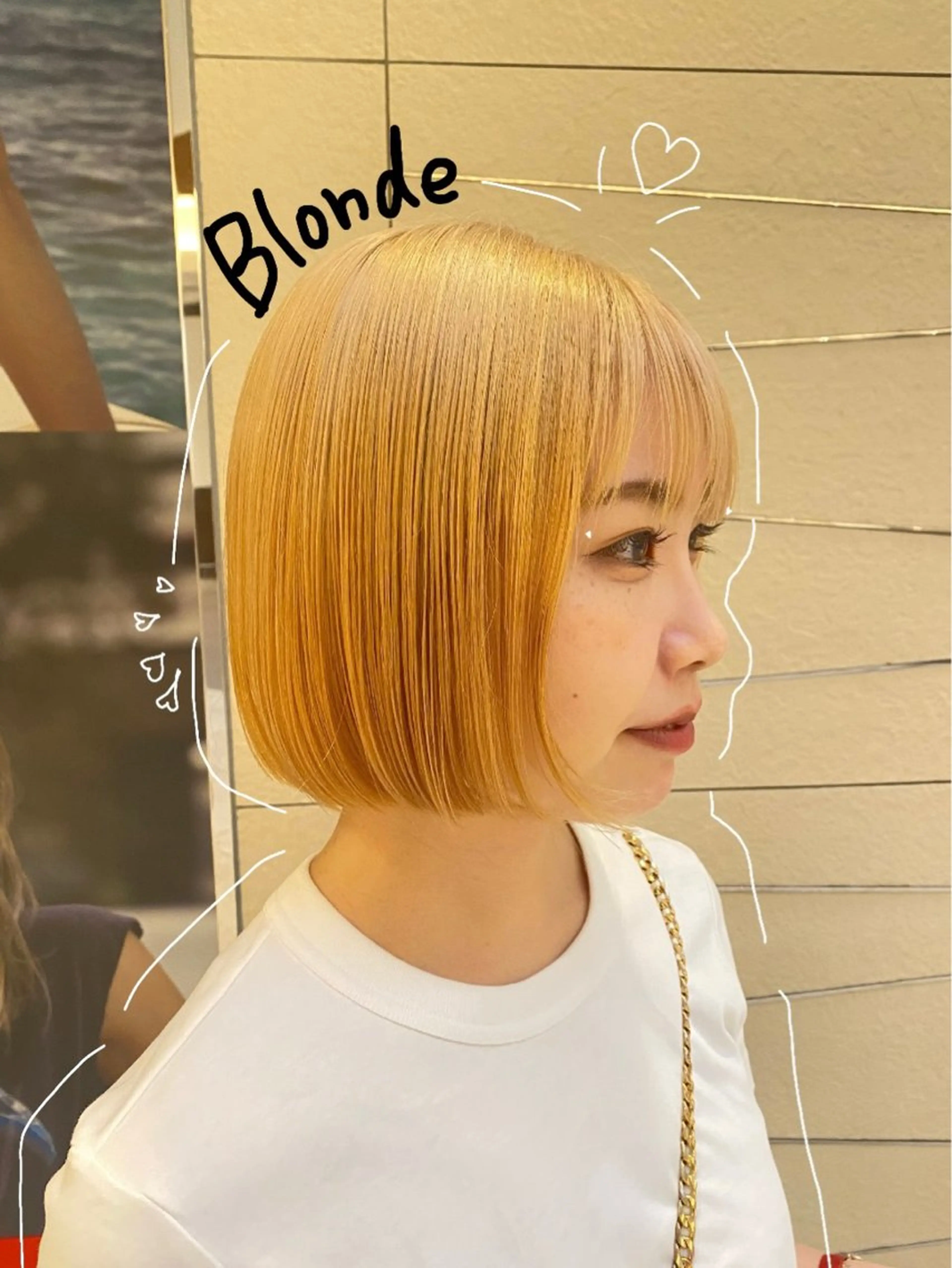 ミディアム カラー カット ヘアカラー 五十嵐 未悠のヘアスタイル