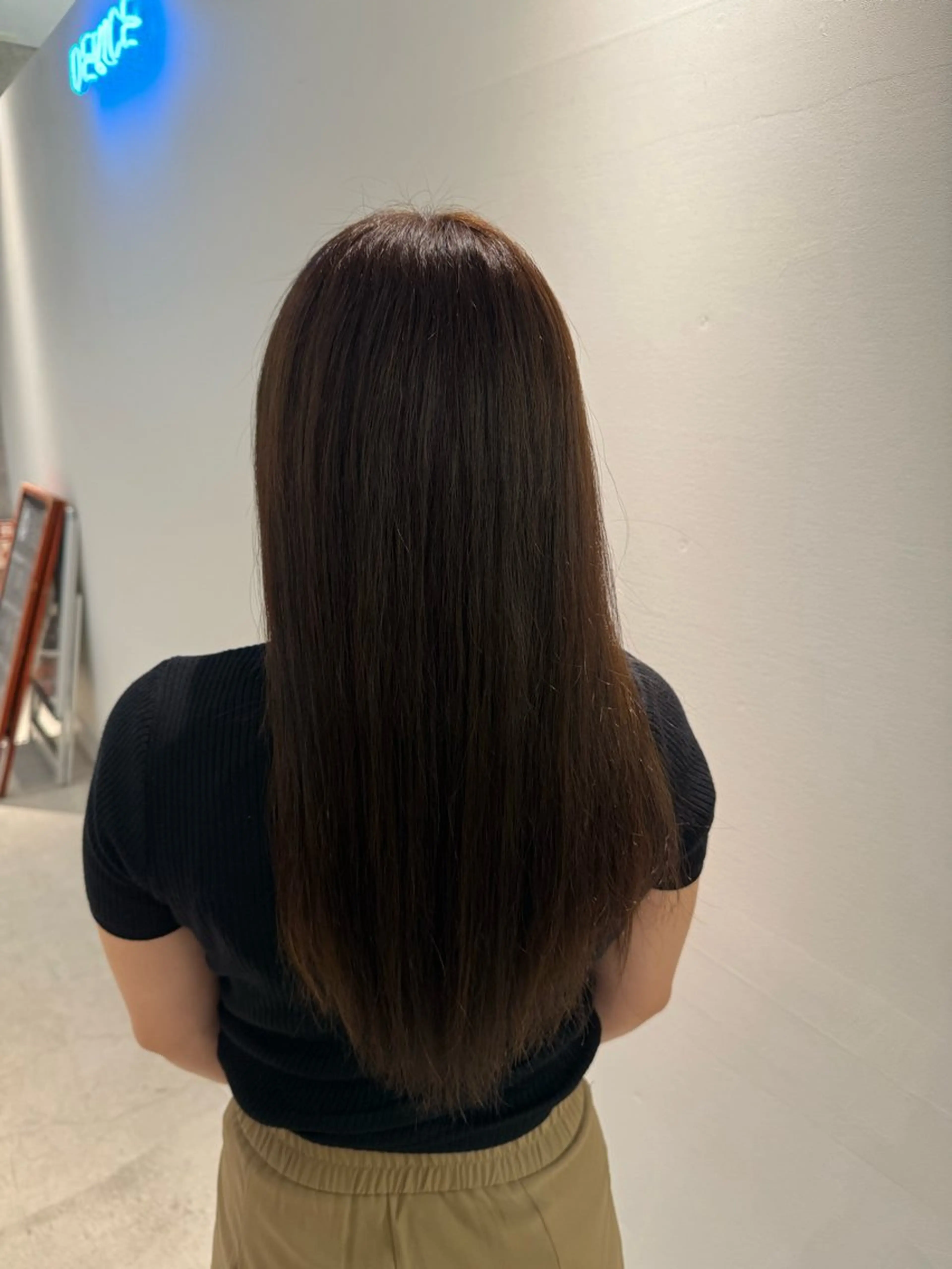 ロング カラー 吉澤 珠里のヘアスタイル