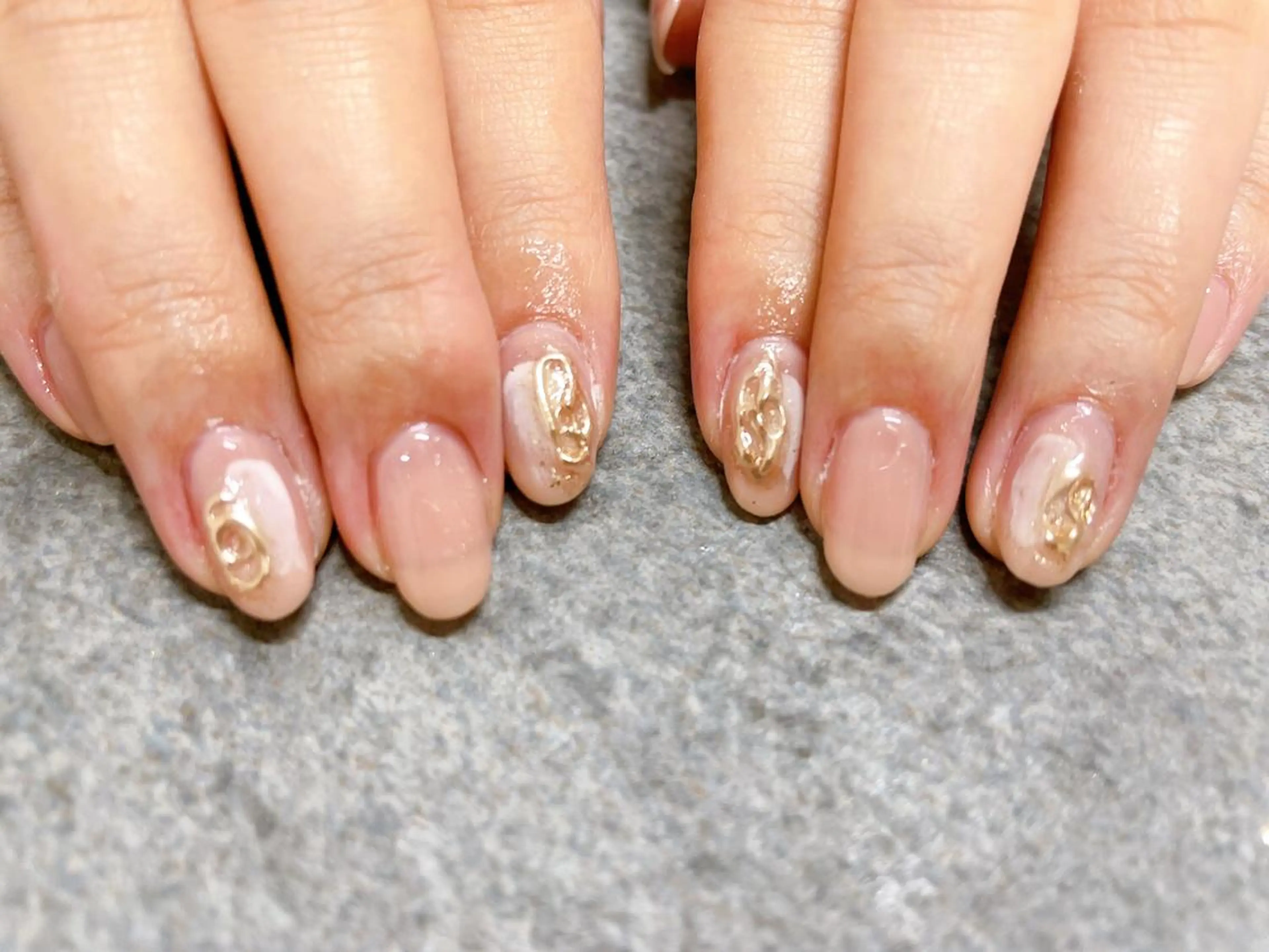 ネイル オーロラネイル フラワーネイル フットネイル フレンチネイル ジェルネイル ハンドネイル kikinail 溝の口のネイルデザイン