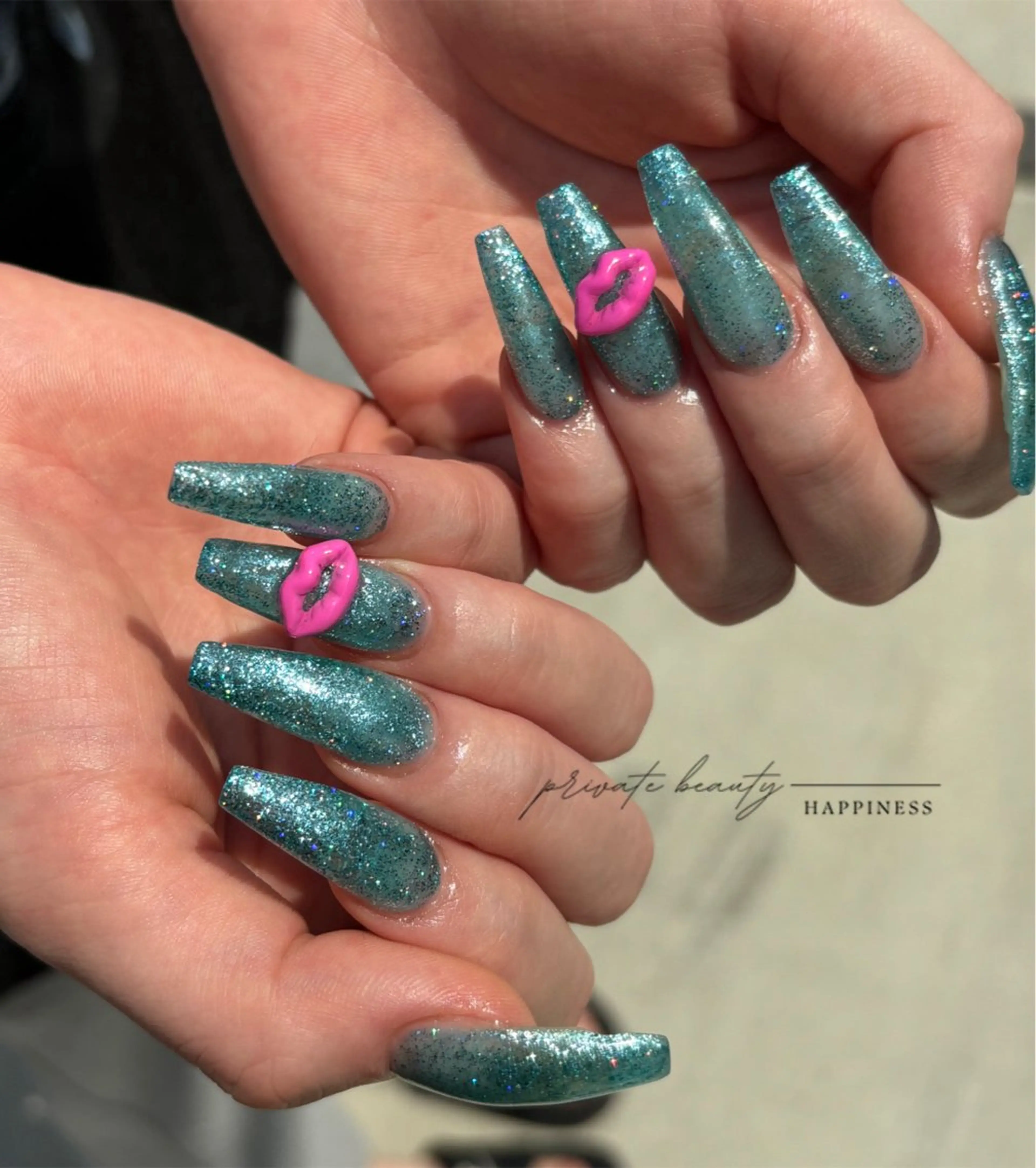 ネイル 韓国ネイル 夏ネイル ワンホンネイル ハンドネイル happiness nailのネイルデザイン