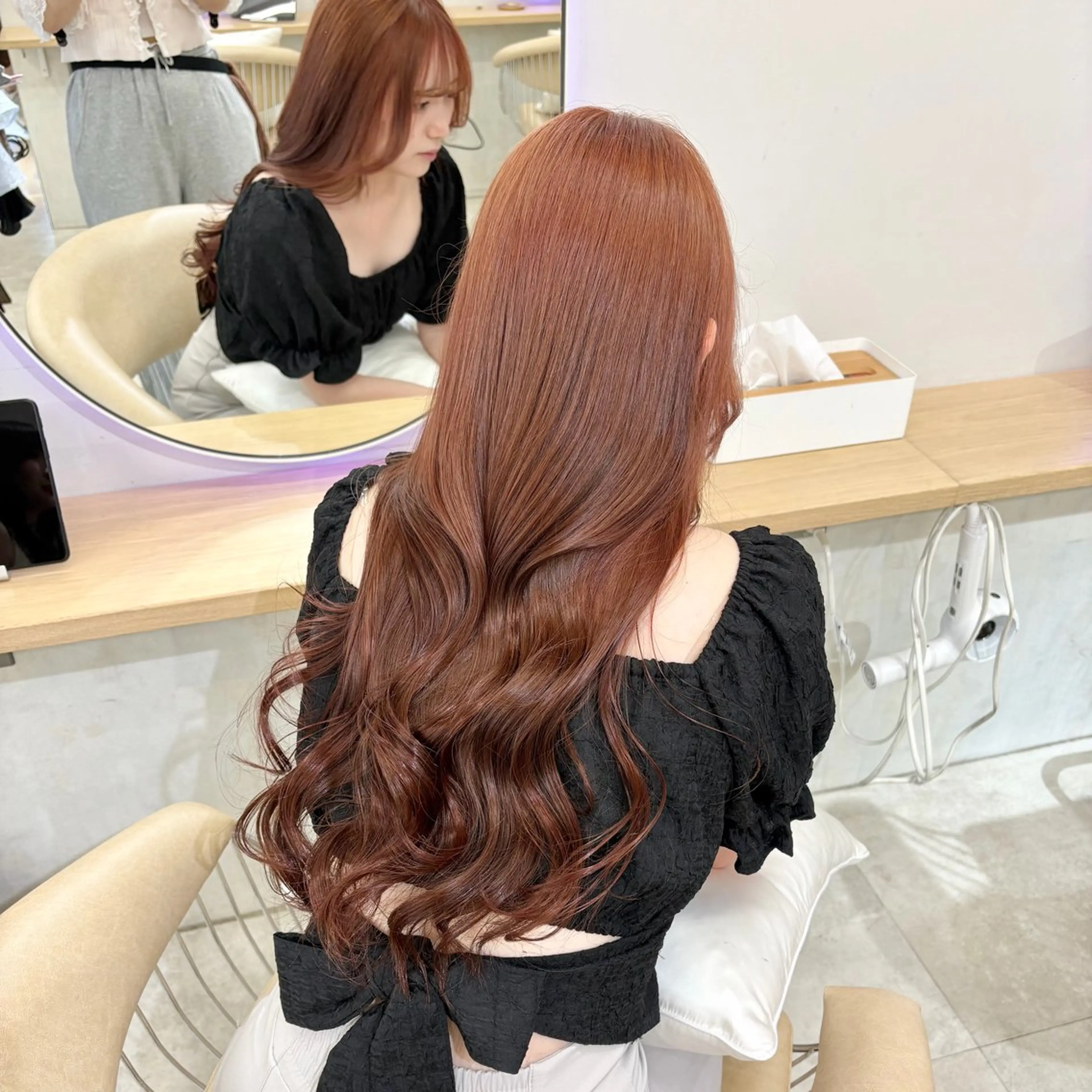 ロング カラー 透明感カラー うる艶カラー池袋 美容師⭐️こうへいのヘアスタイル