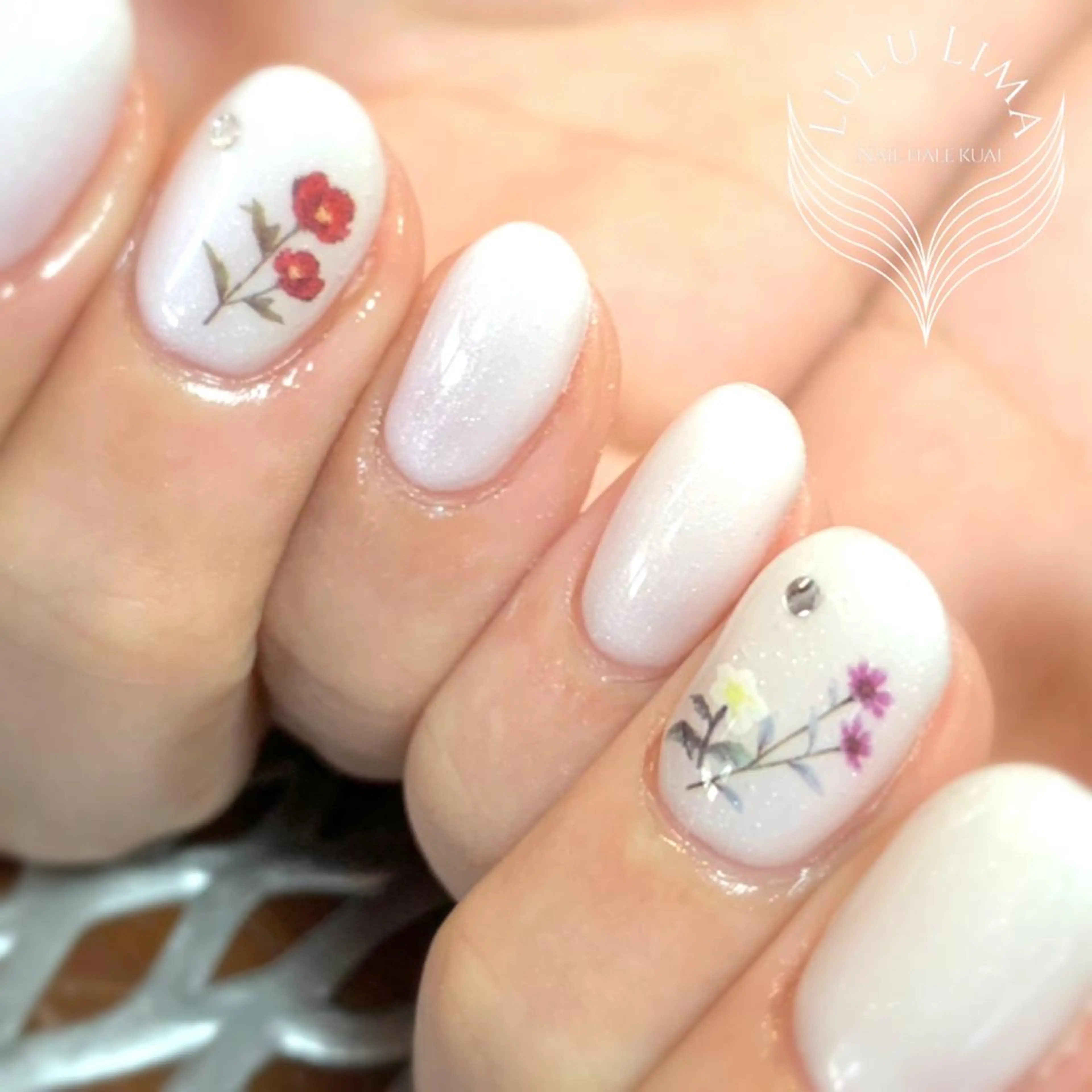 ネイル ワンカラーネイル ハンドネイル ハンドケア LULU LIMAのネイルデザイン