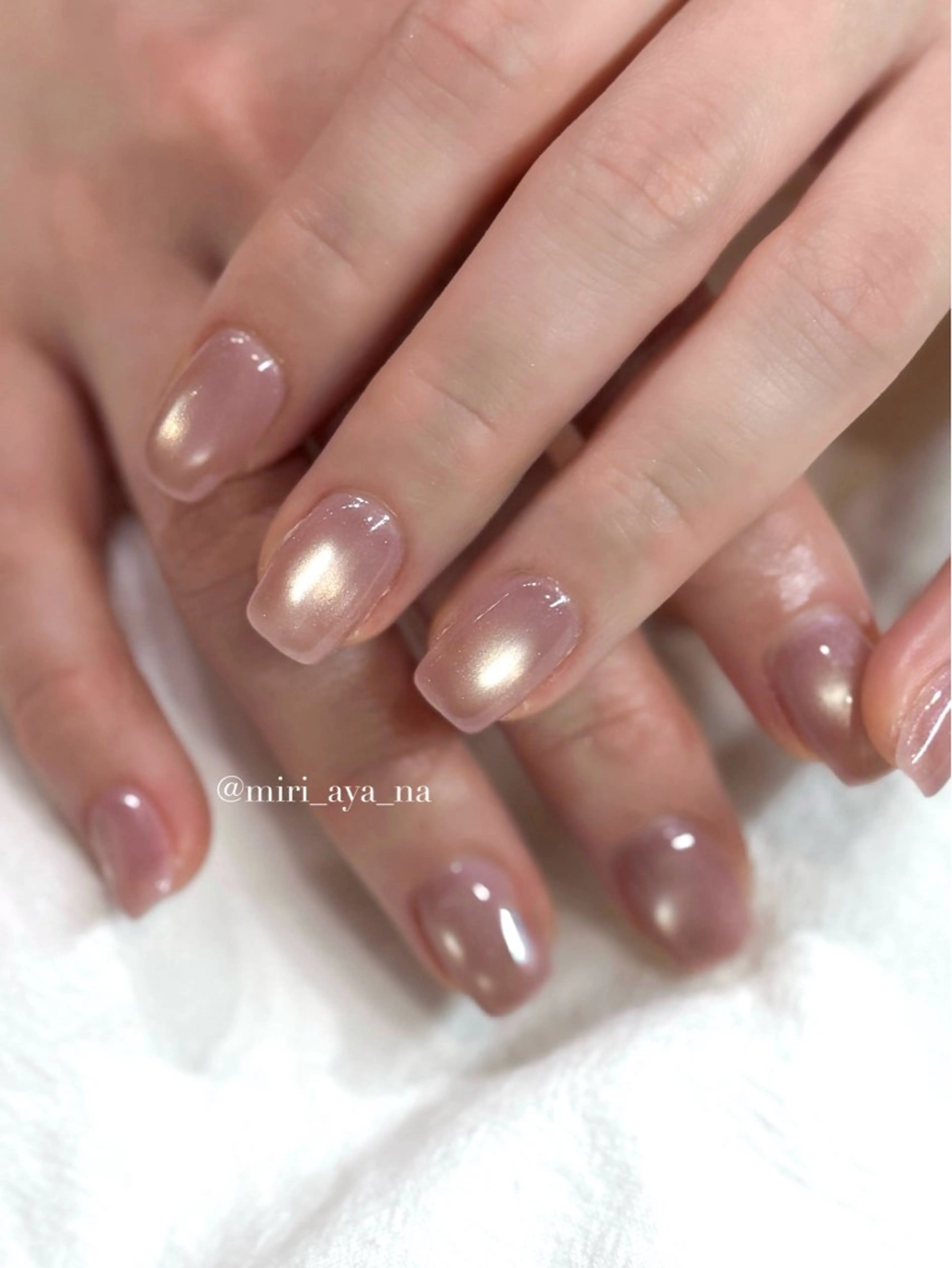 ネイル ハンドネイル 新宿代々木/ちゅるん キレイめ/miriのネイルデザイン