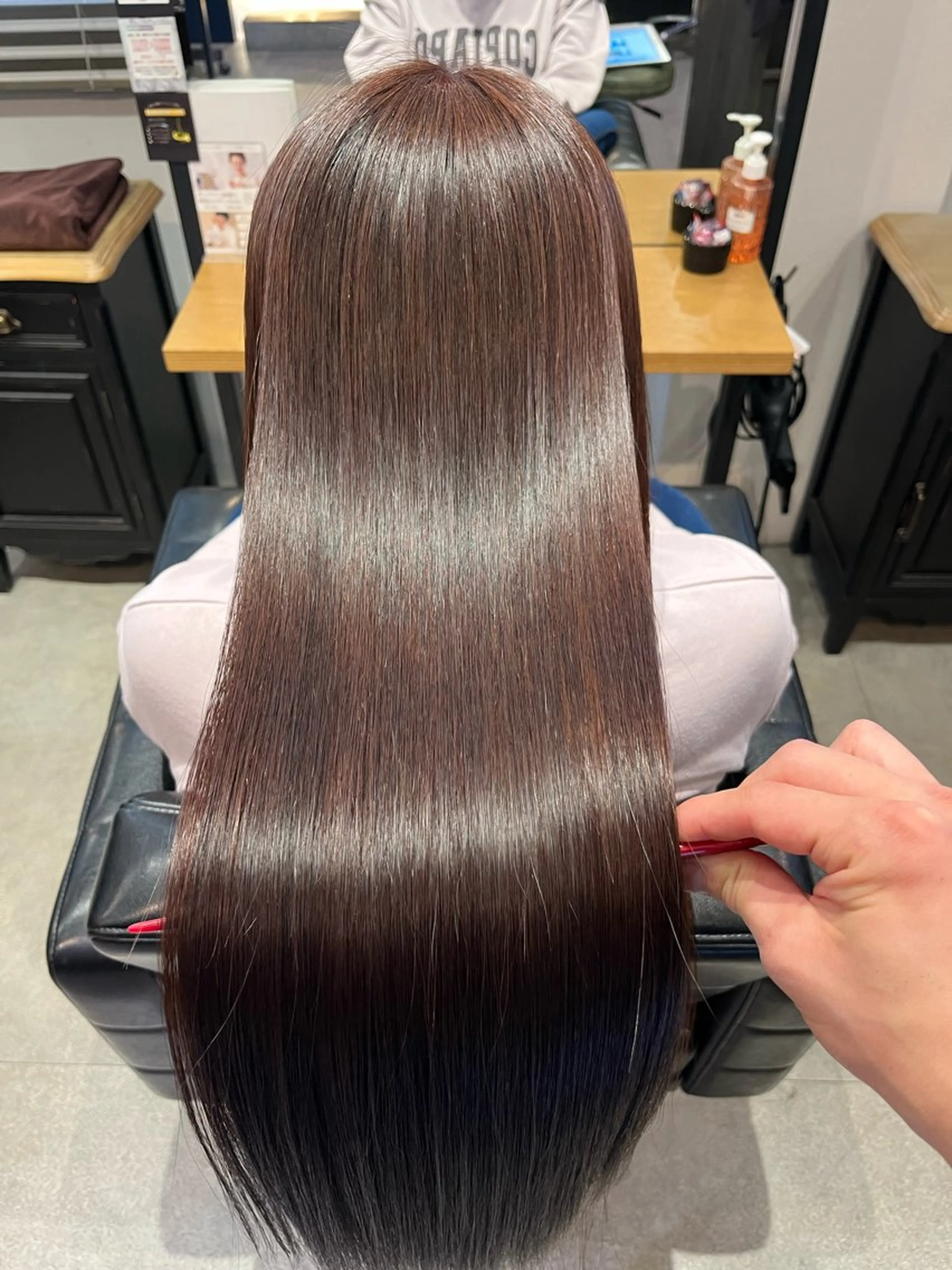 ロング 髪質改善 縮毛矯正 トリートメント 酸熱トリートメント ヘアカラー トリートメント 🌈髪質改善専門🌈 神田　達也のヘアスタイル