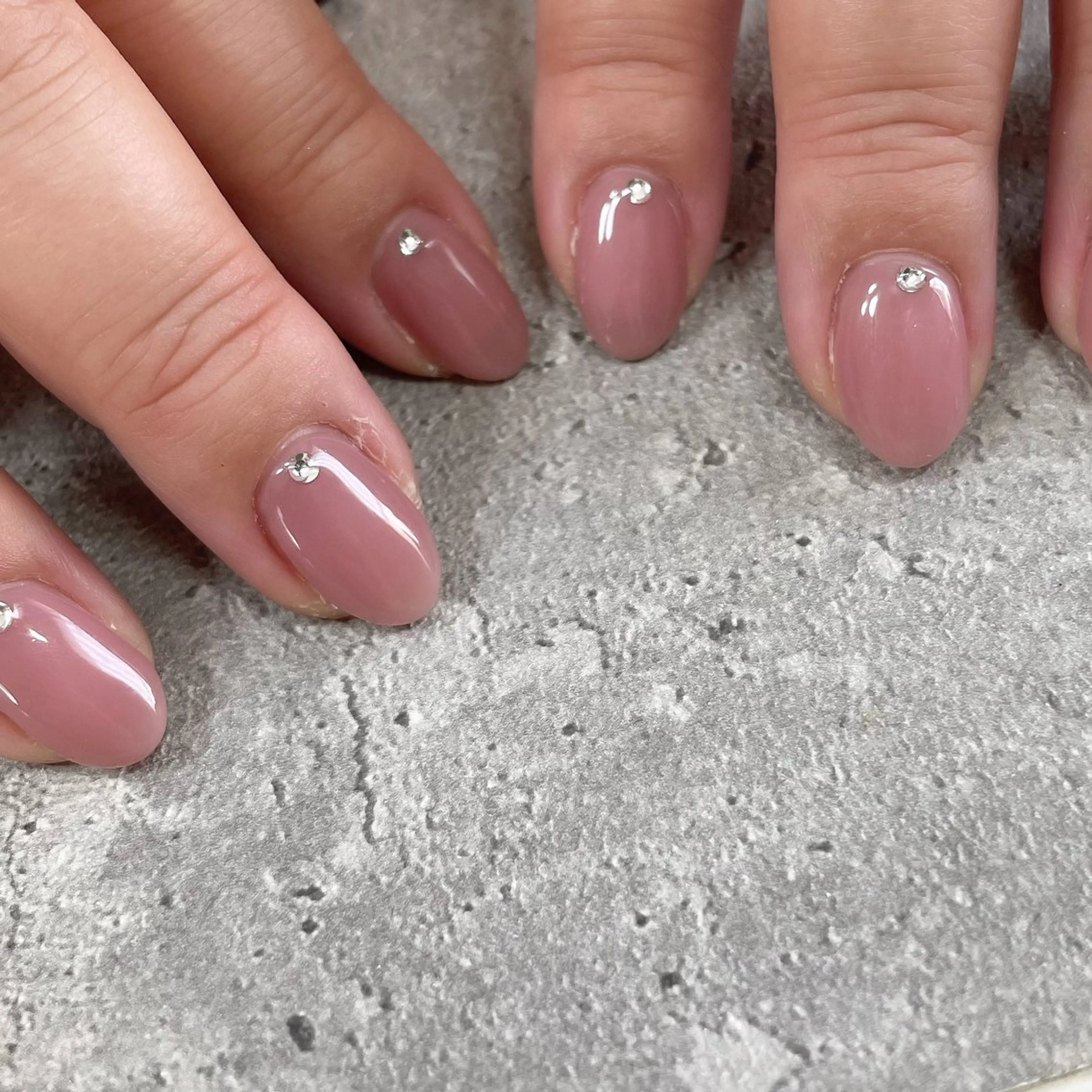 ネイル ジェルネイル シンプルネイル 東 千夏のネイルデザイン