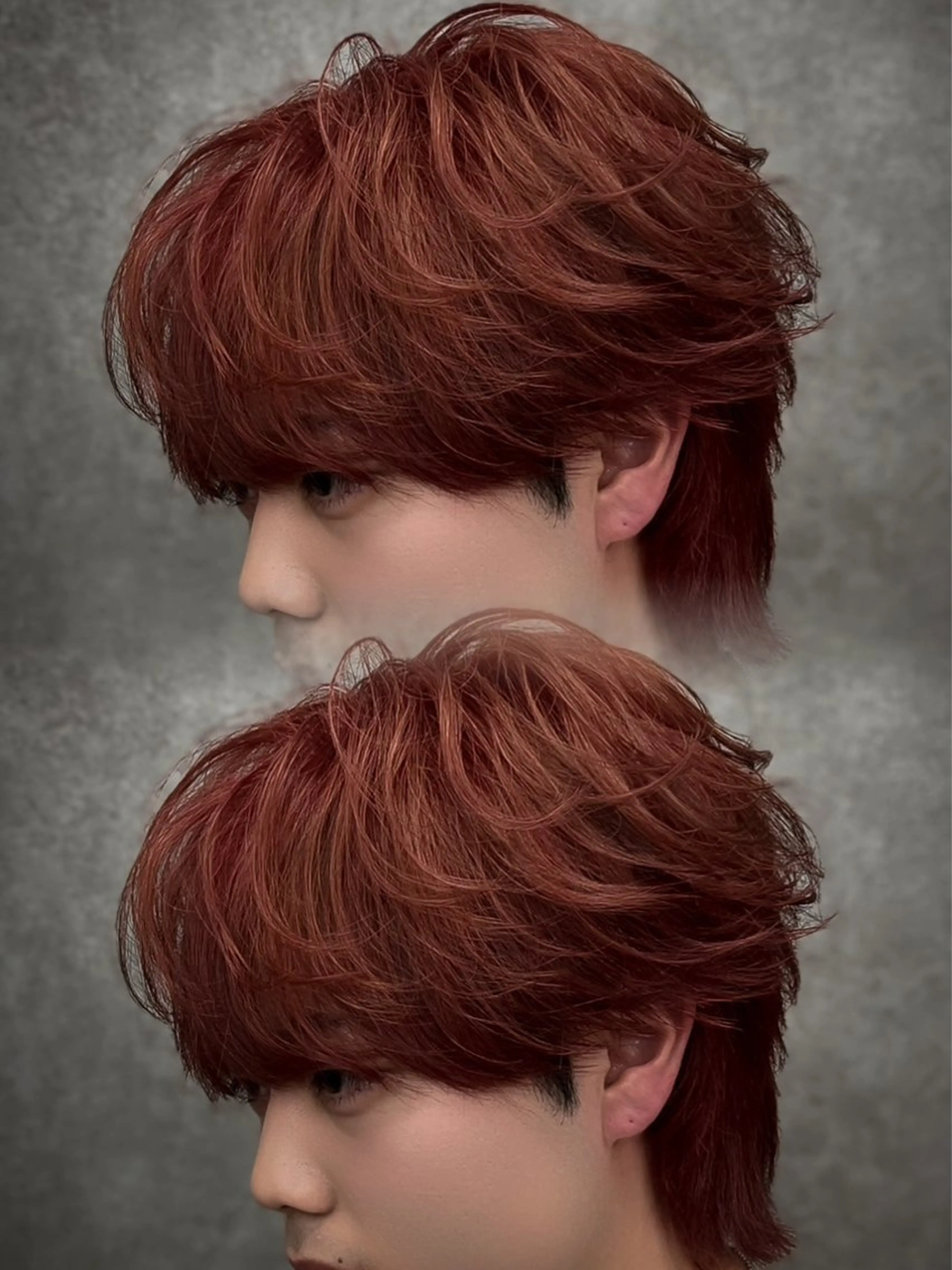 ショート カラー パーマ メンズ フェザーパーマ メンズパーマ ショートヘア メンズウルフ特化🐺 🔥長山耕大🔥のヘアスタイル