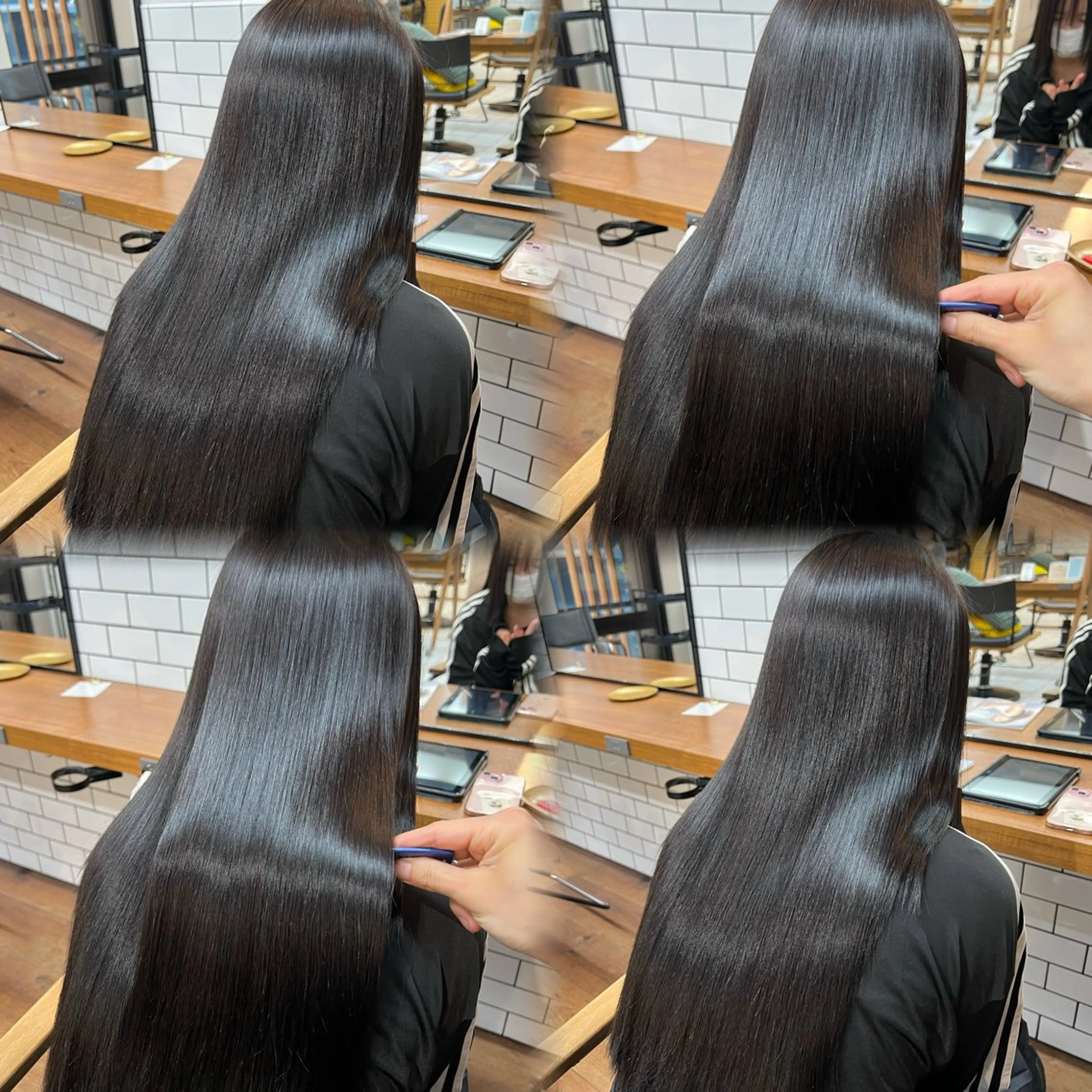 ロング カット 縮毛矯正 トリートメント 全店売上No.1🏆 ✨深江裕稀のヘアスタイル