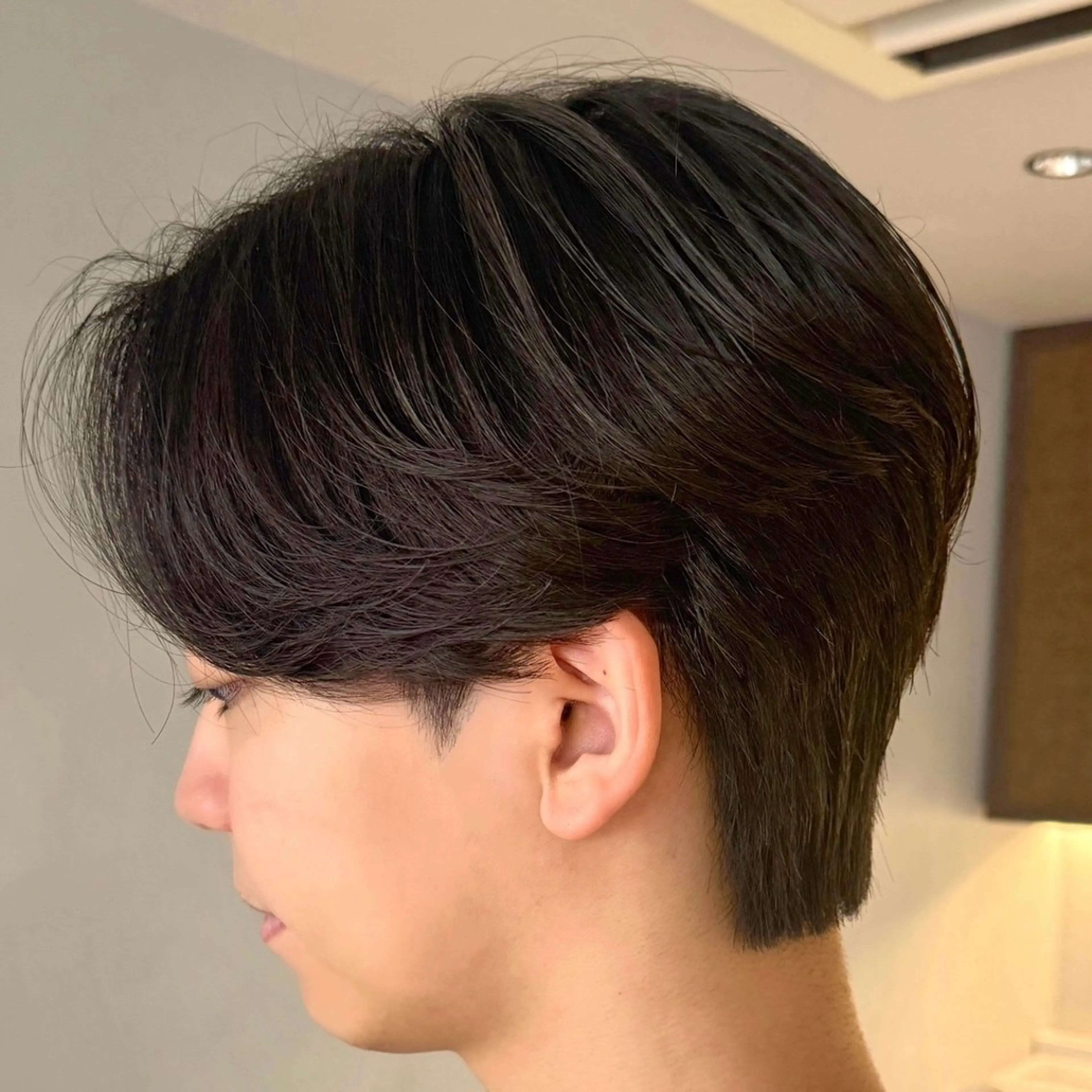 パーマ メンズ ダウンパーマ メンズパーマ カット パーマ GO TODAY シェアサロン原宿 Verno所属・センターパート特化/ メンズカット/ヒロキのヘアスタイル