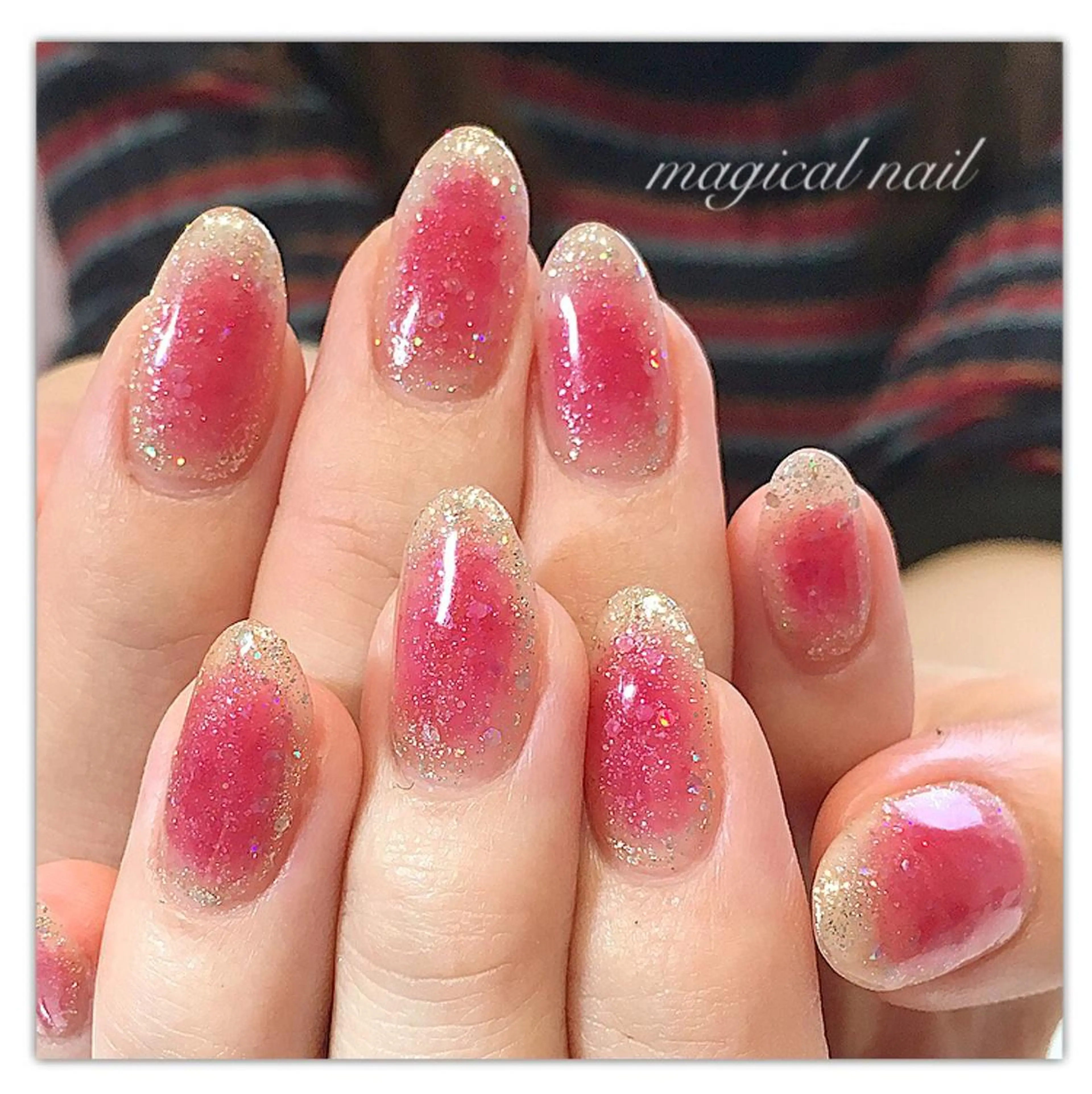 ネイル チークネイル ハンドネイル magical nailのネイルデザイン