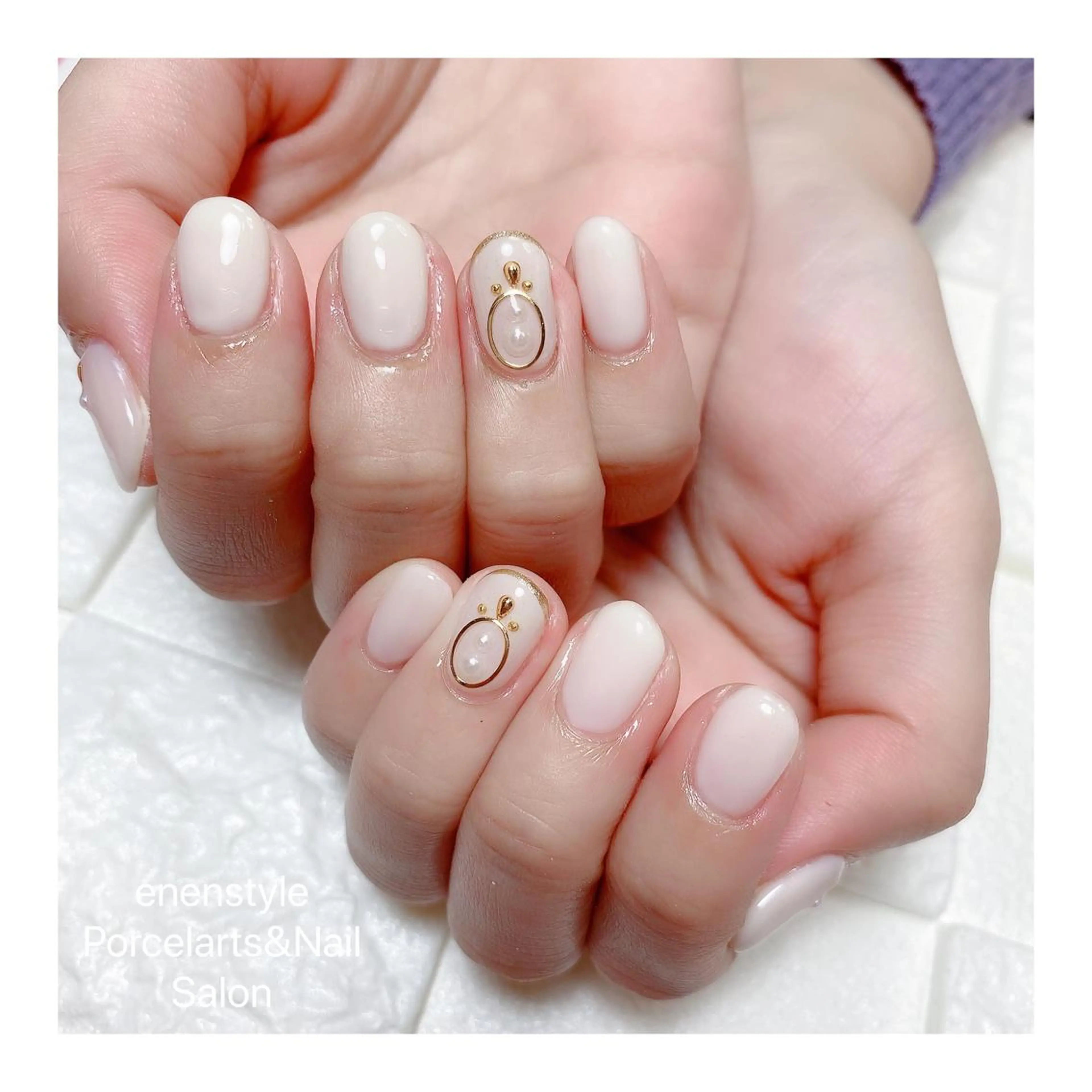 ショート ネイル 👑enen style👑のネイルデザイン