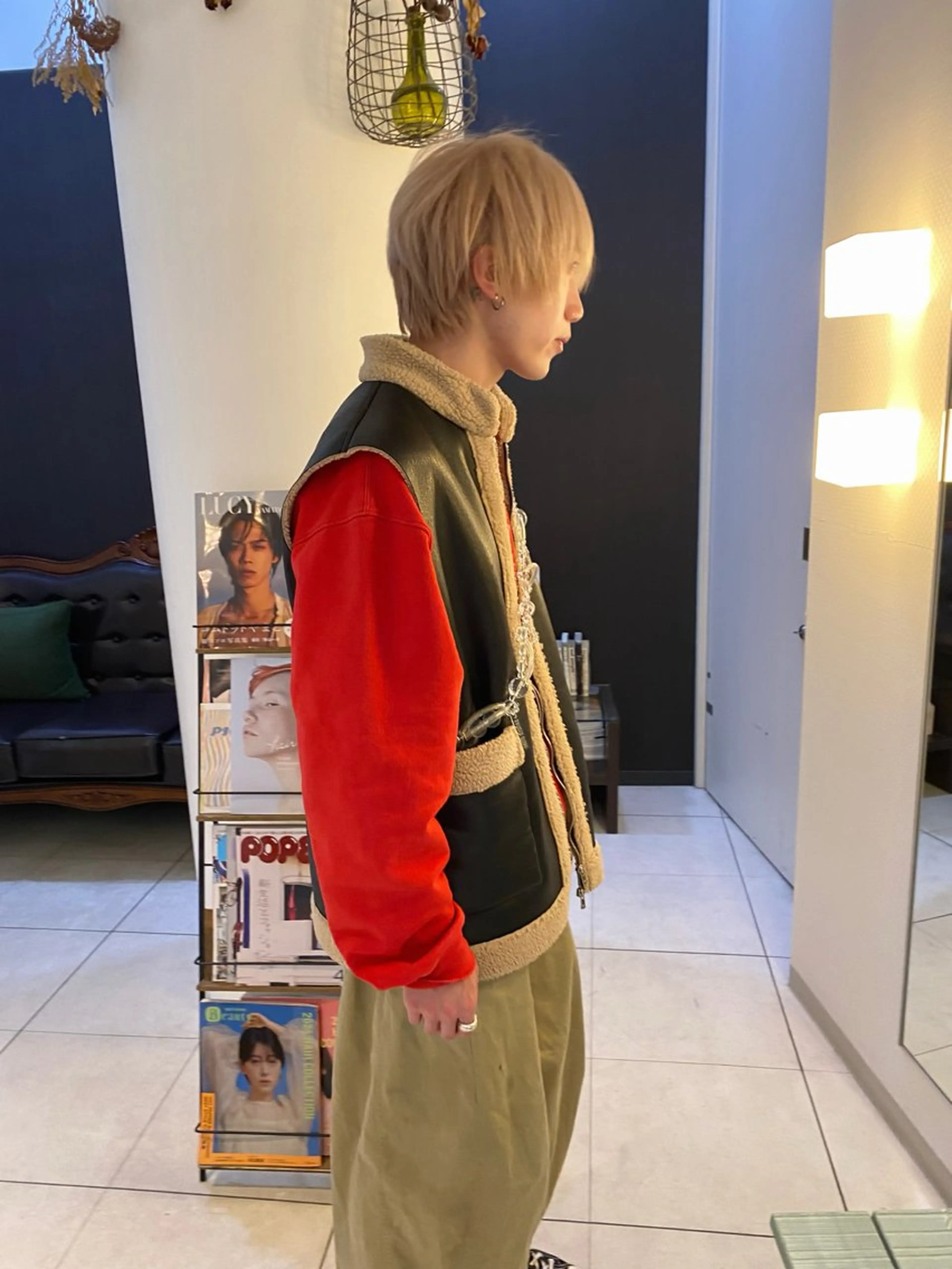 ショート カラー メンズ カット ヘアカラー トリートメント mai / linoah˚✧のヘアスタイル