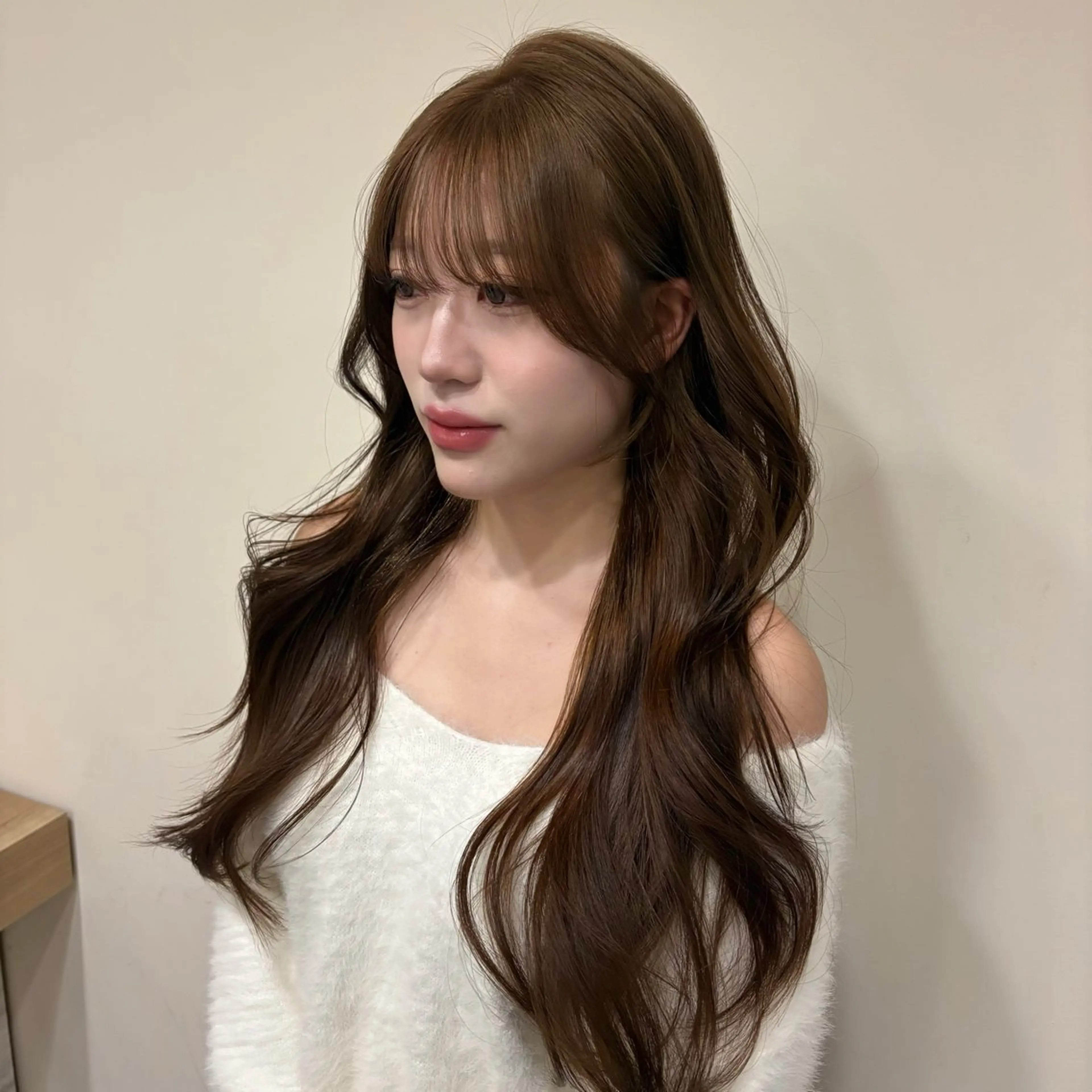 ロング カット YUI レイヤー/韓国ヘアのヘアスタイル