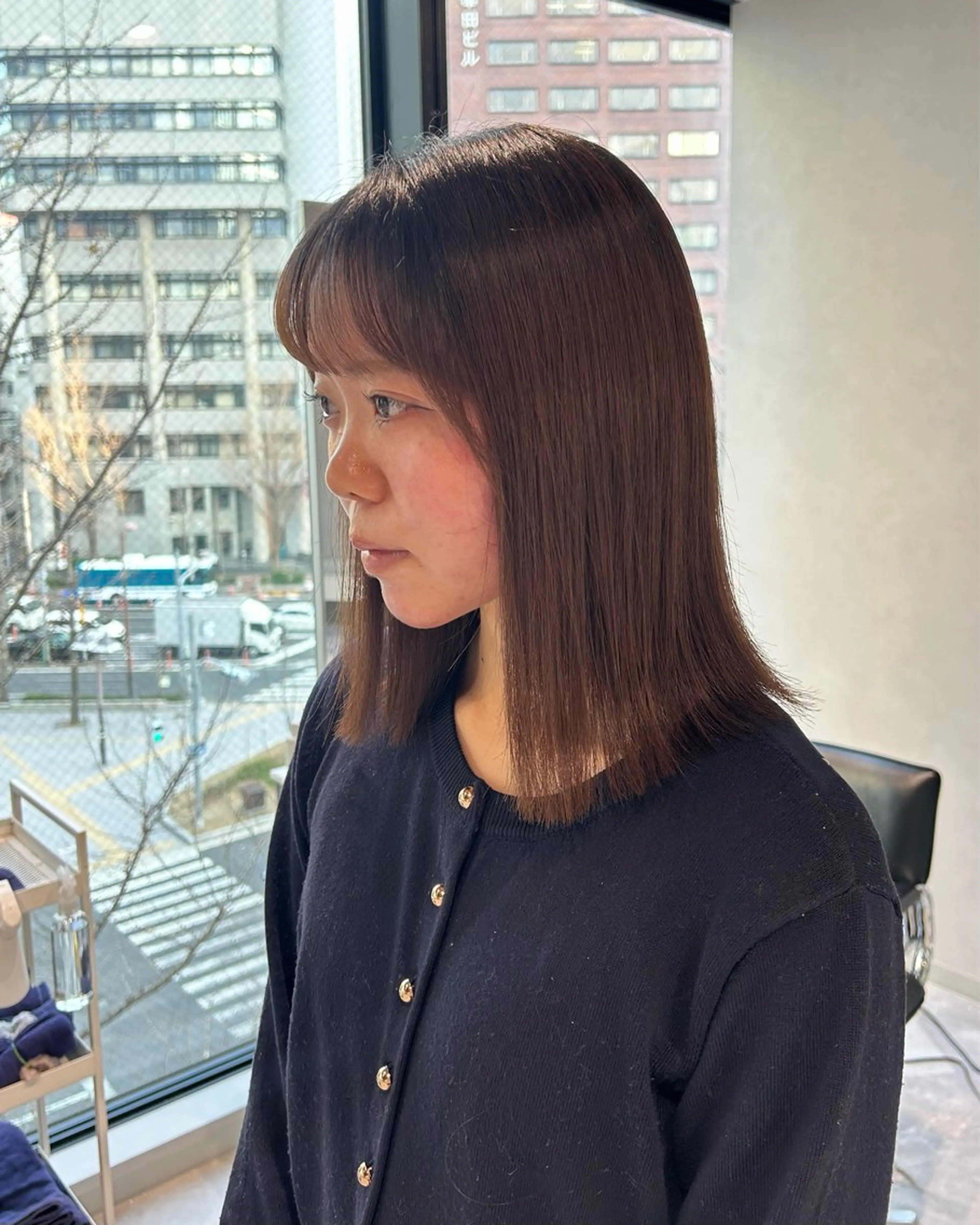 ミディアム 寺川留以 /カットモデル募集中のヘアスタイル