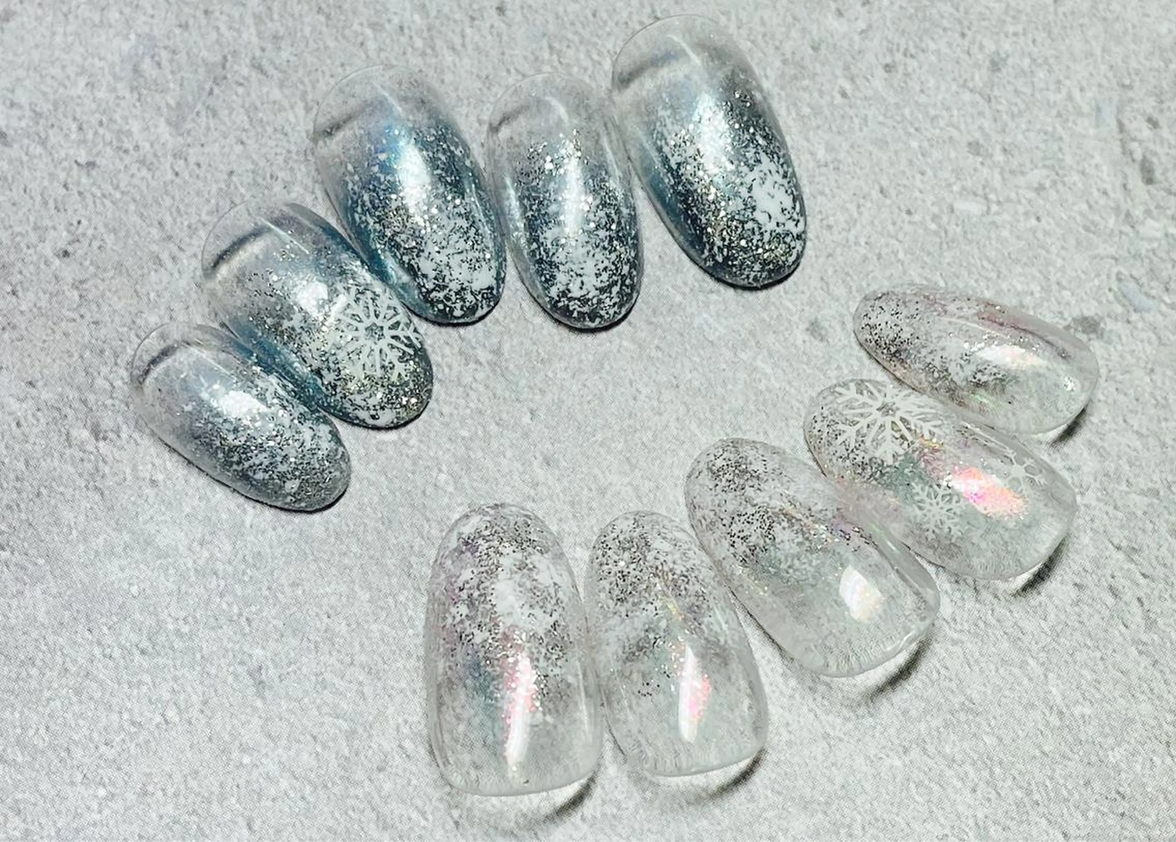 ネイル ミラーネイル SyiSyu 梅田店のネイルデザイン