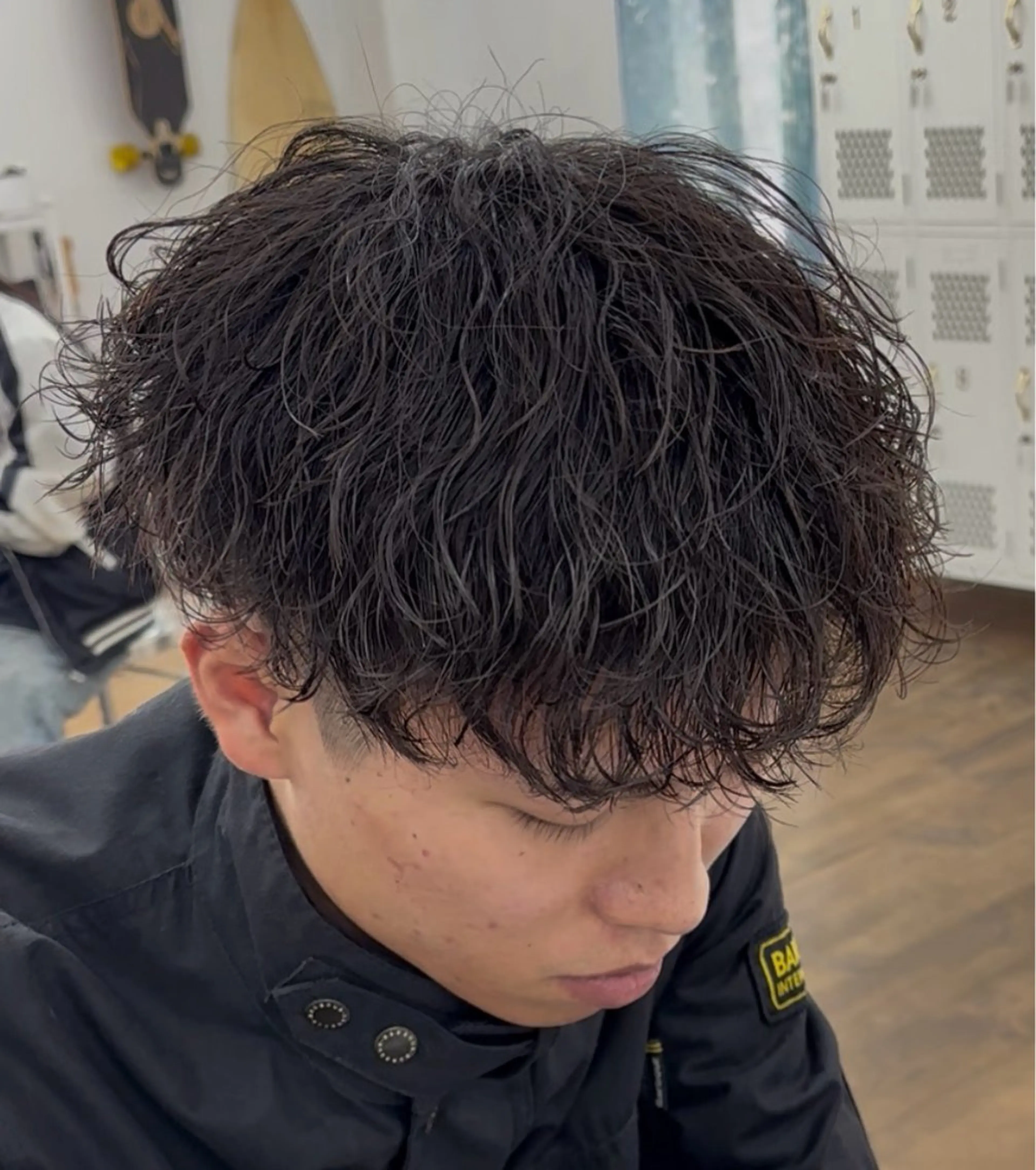 パーマ メンズ カット パーマ メンズ特化サロン Ryomaのヘアスタイル