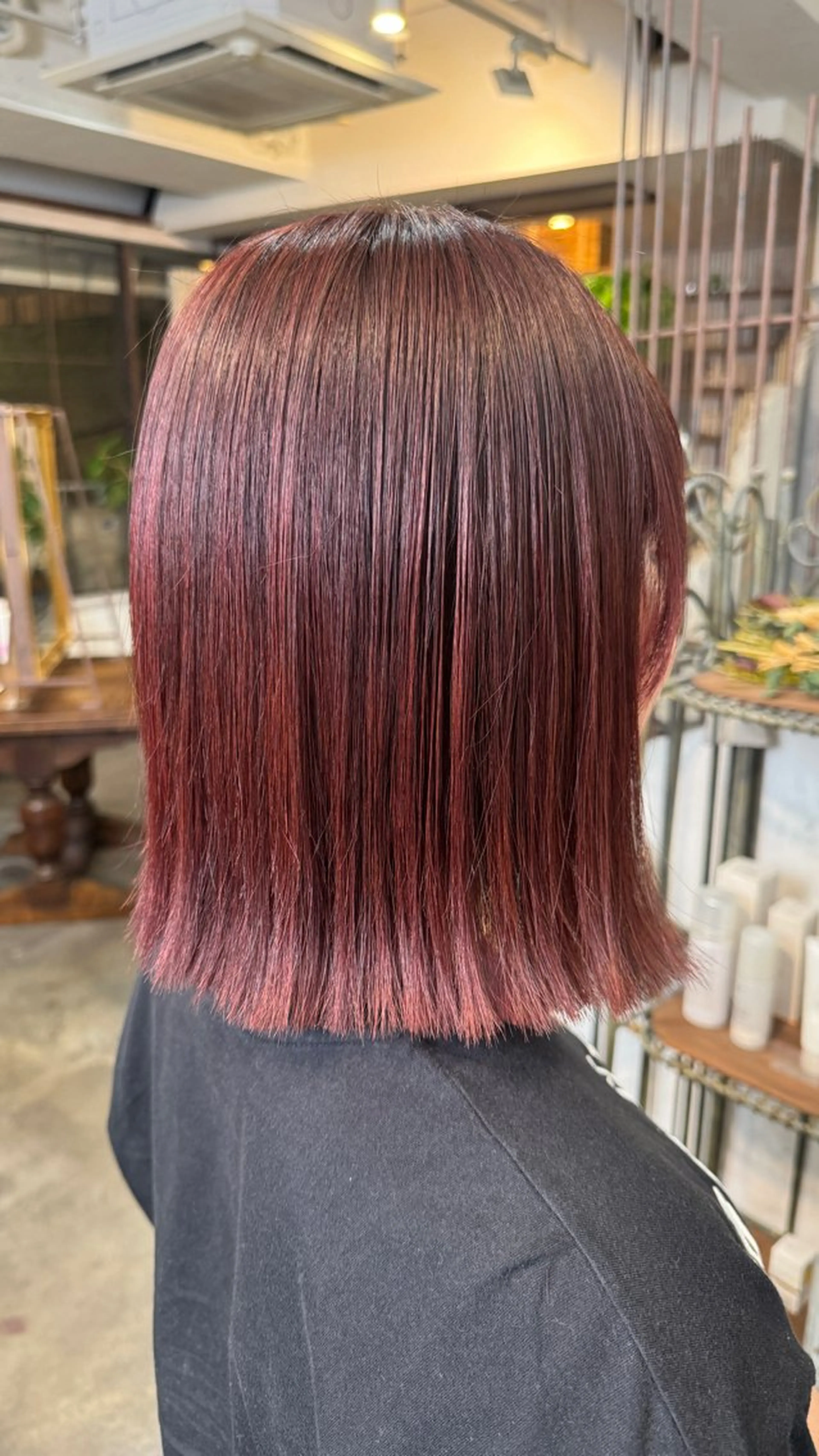 ミディアム カラー ダブルカラー 🔆髪質改善 透明感 カラー🔆佐々木貴仁のヘアスタイル