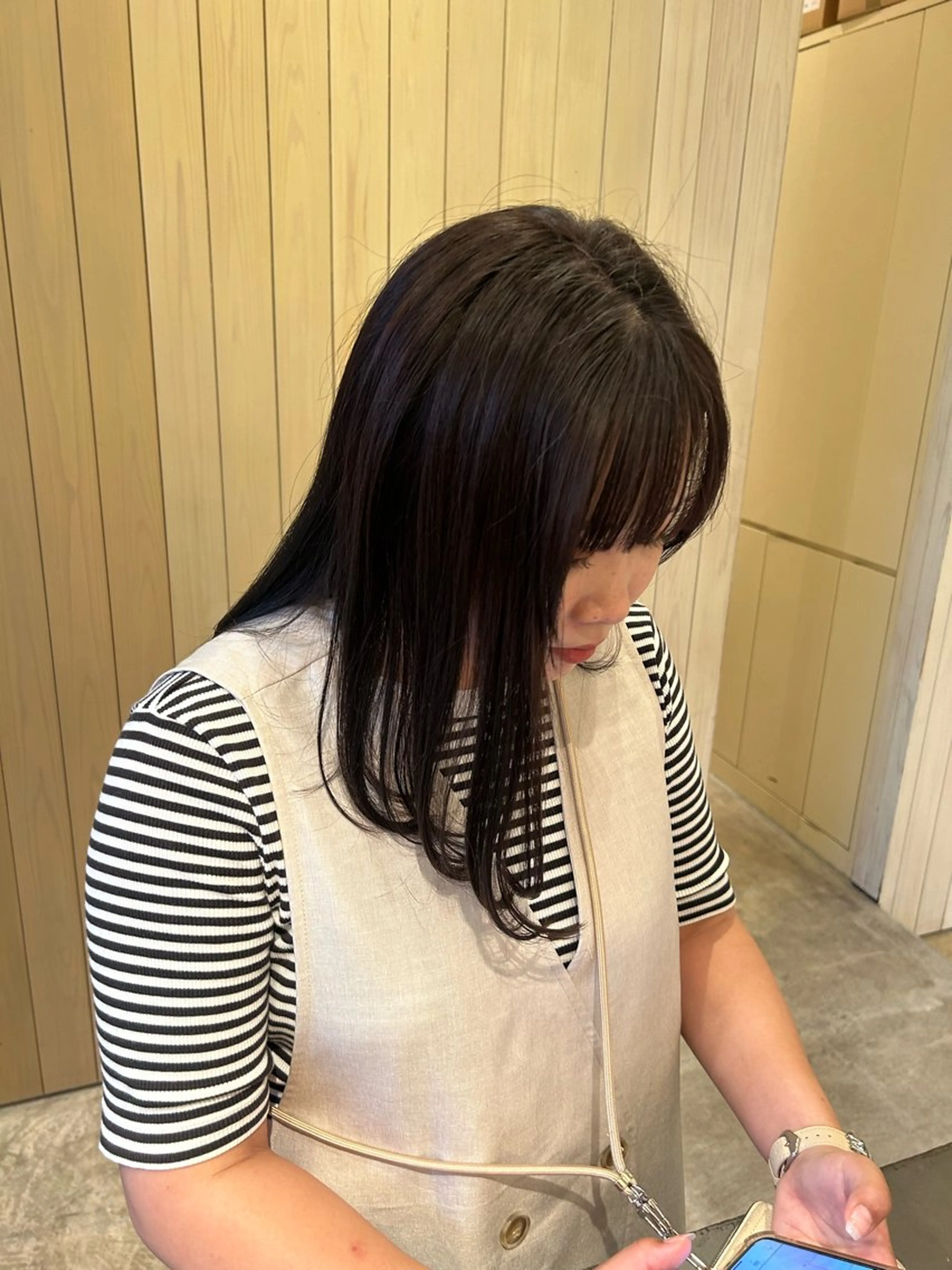 カラー ブラウンカラー リラク bouclettes所属・赤井 深由桂のヘアスタイル