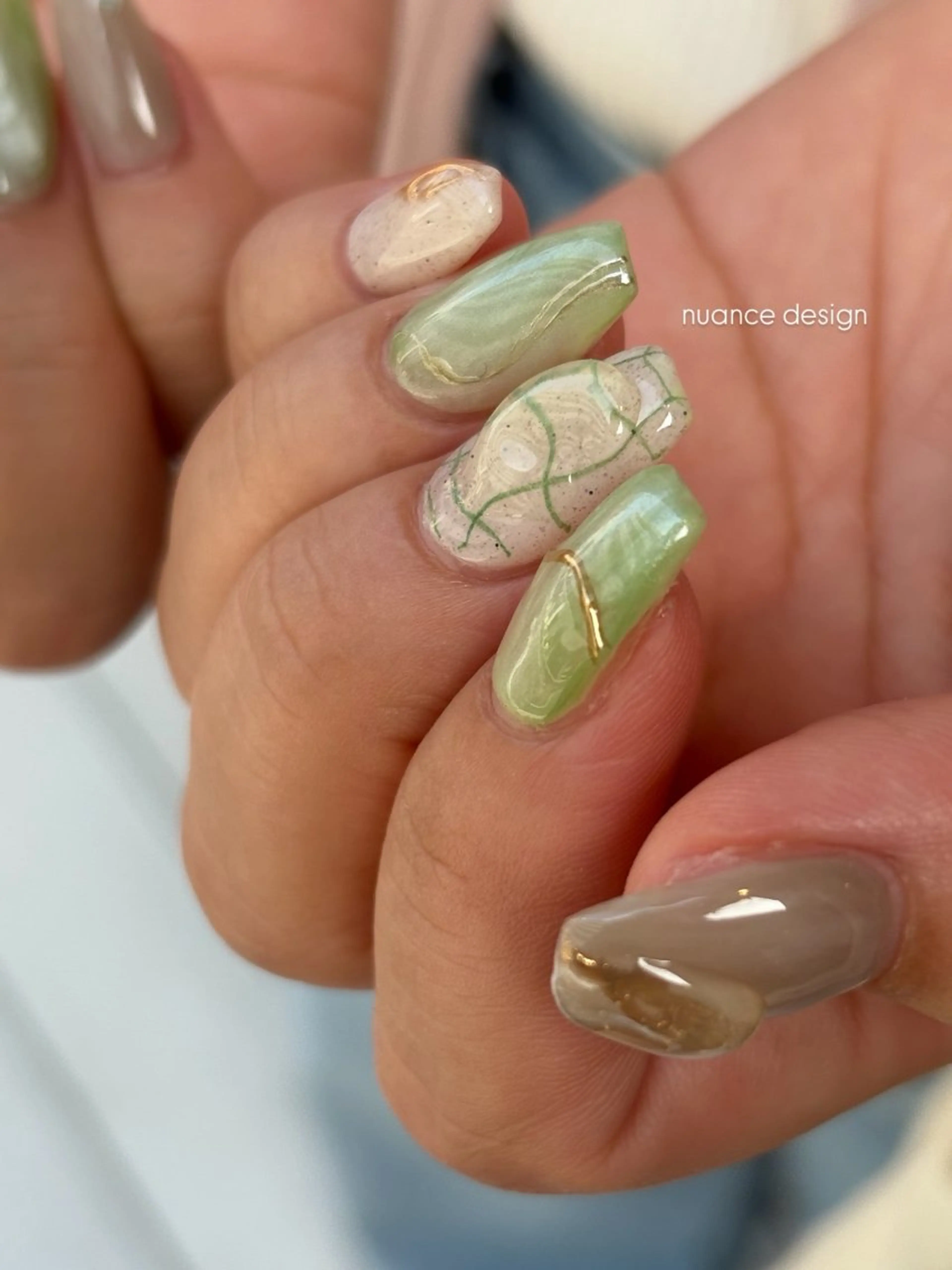 ネイル ハンドネイル 𝗿𝗶𝗰𝗼 ˎˊ˗のネイルデザイン