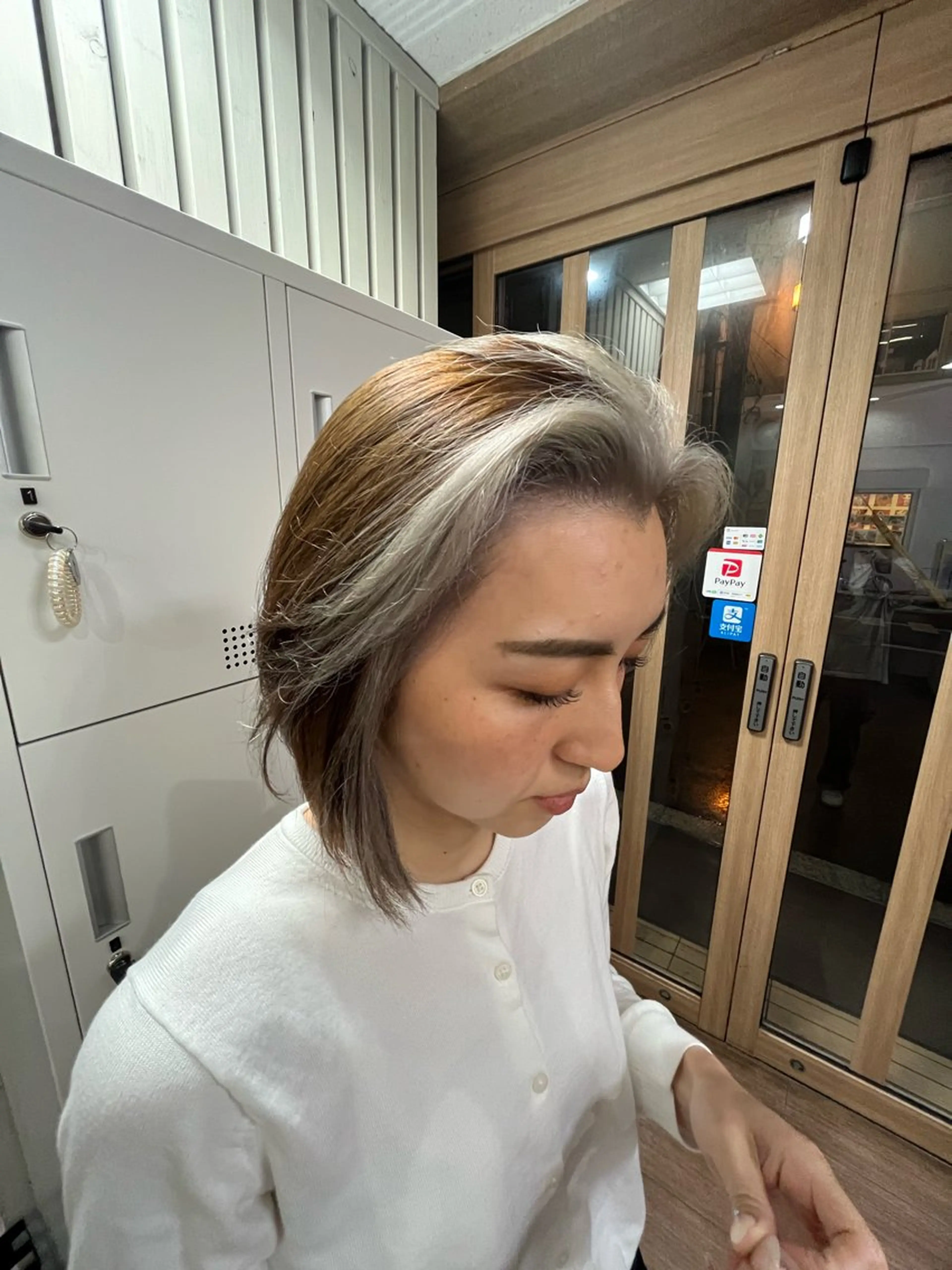 ミディアム ヘアカラー トリートメント 辻 風香のヘアスタイル