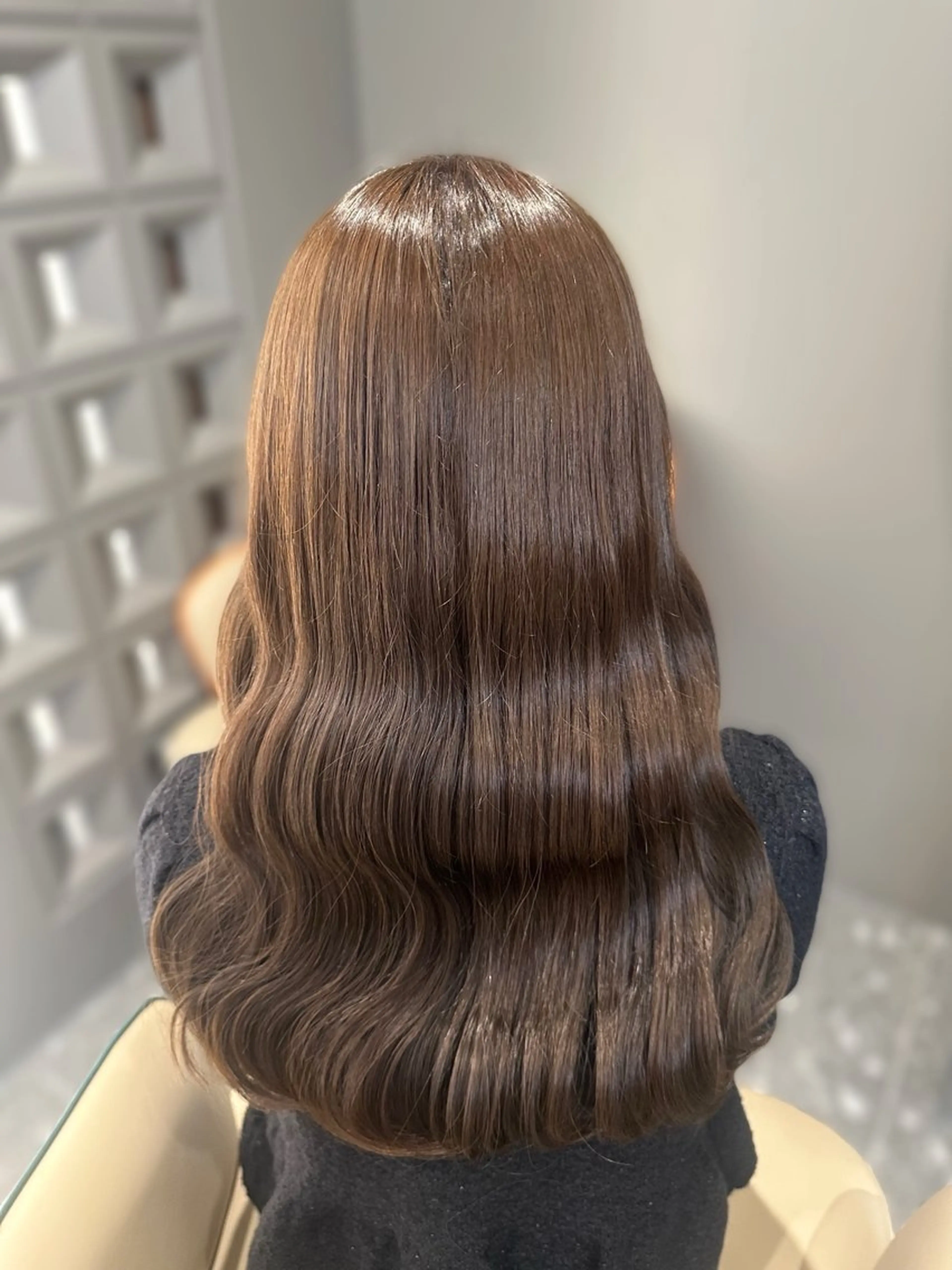 ロング カラー ヘアカラー トリートメント 🎀ちゃんりお🎀 /ブリーチなしカラーのヘアスタイル