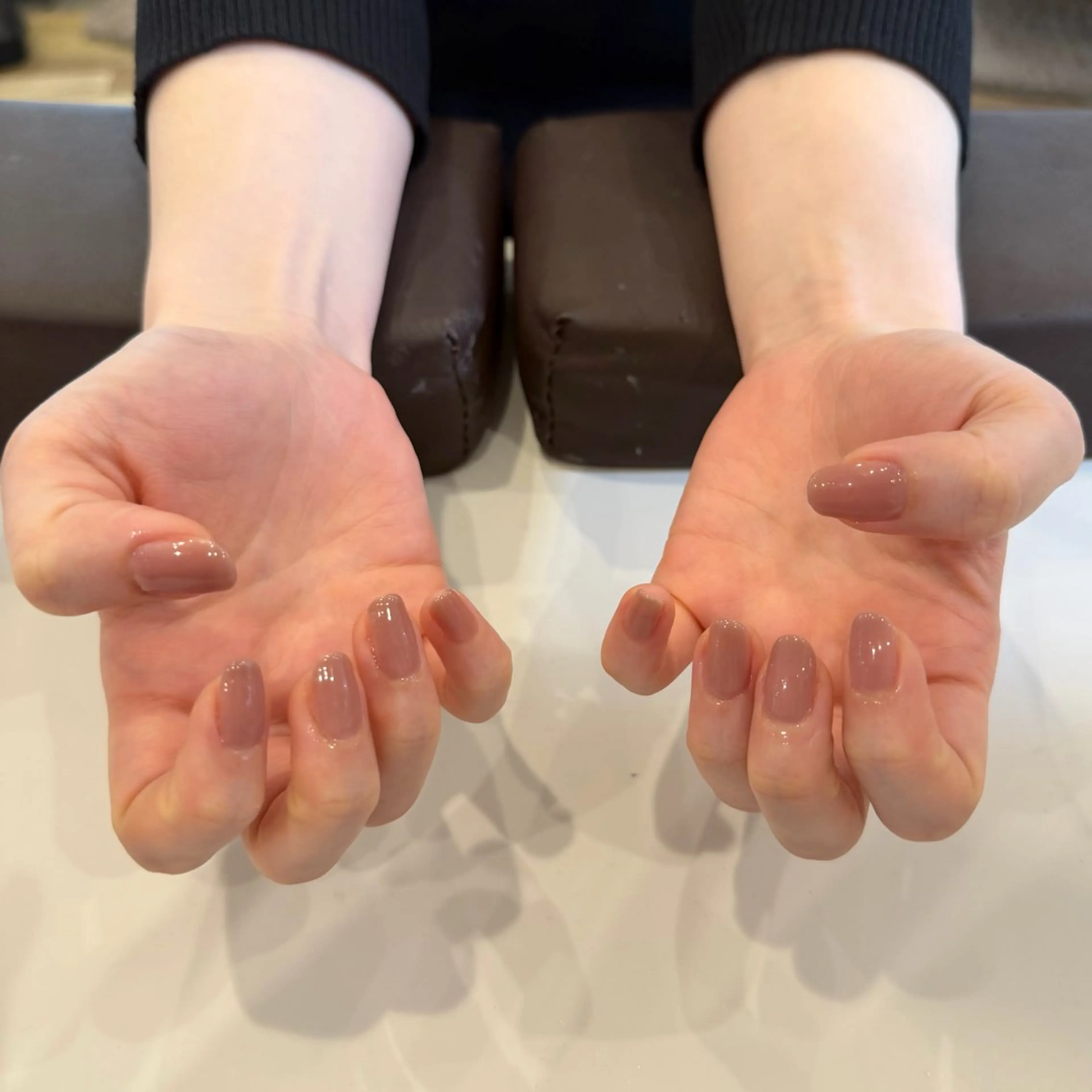 オフありワンカラー🩵(パラジェル使用)(ウォーターケア付き)(現金のみ)の写真