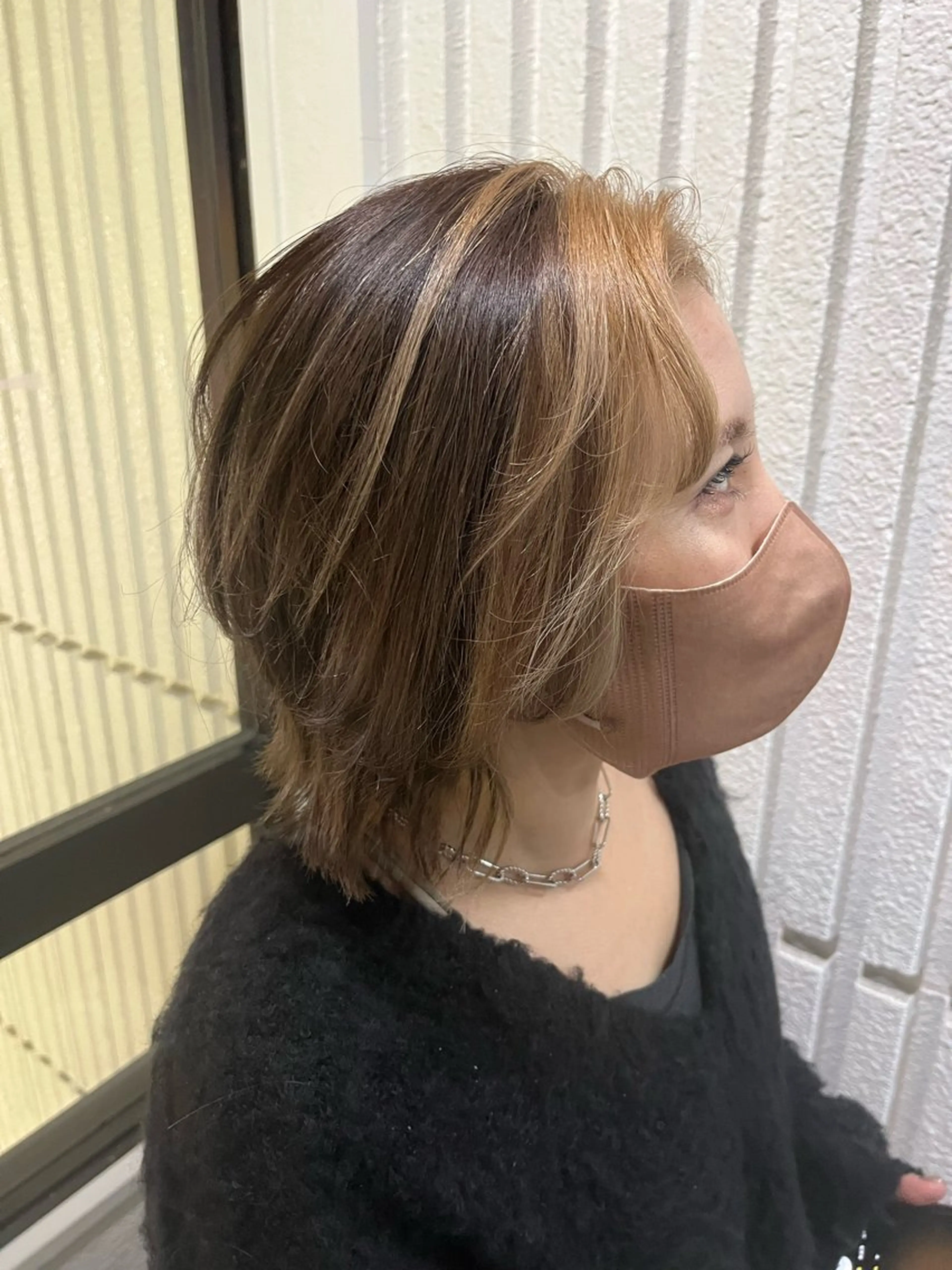 ミディアム カラー 🦕望月渉🦕 パーマ🌪️ブリーチのヘアスタイル