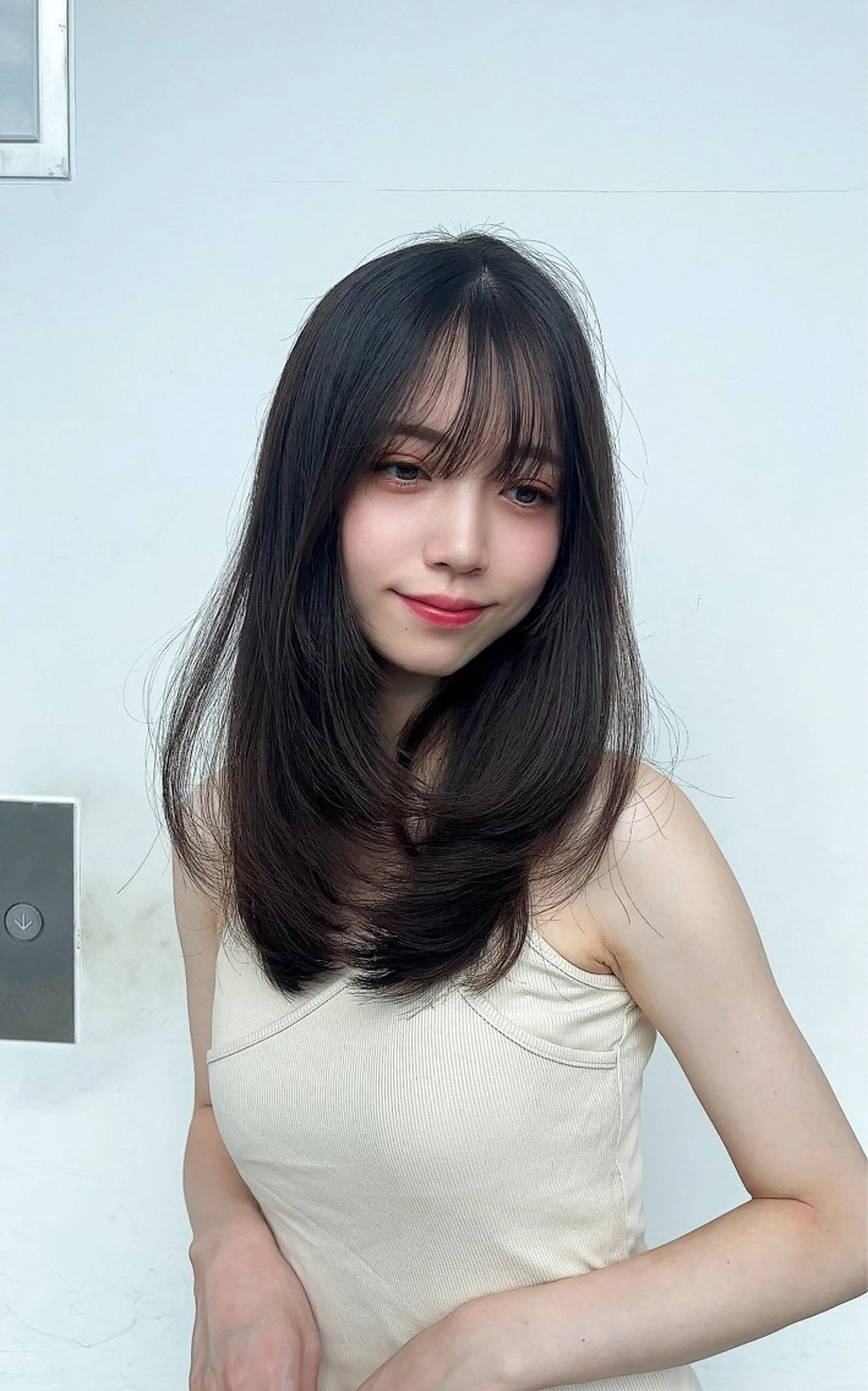 ロング カラー カット トリートメント 縮毛矯正/レイヤー/ 髪質改善/林のヘアスタイル