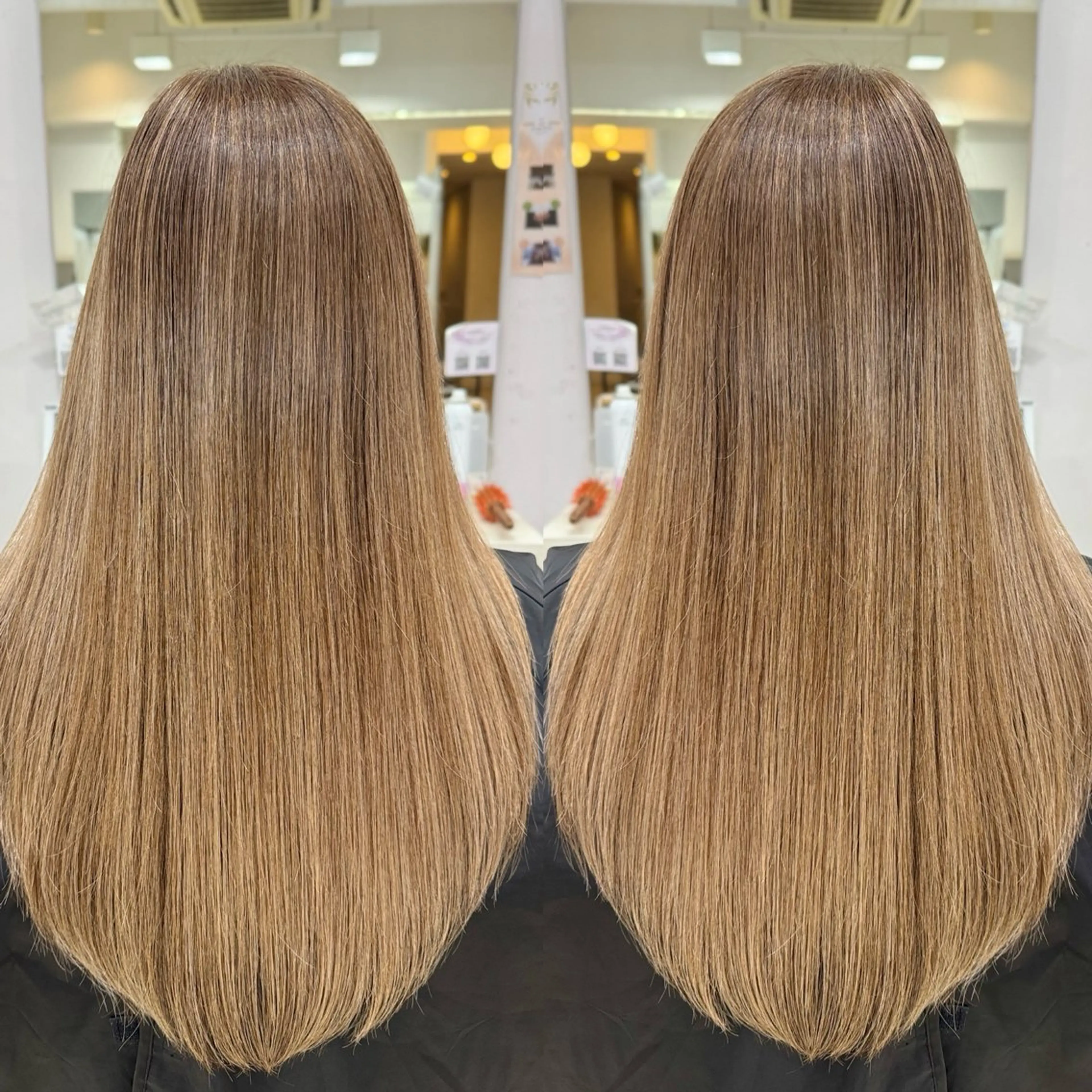 ロング ハイライト カット ヘアカラー 💎髪質改善特化/ 町田莉彩💎のヘアスタイル
