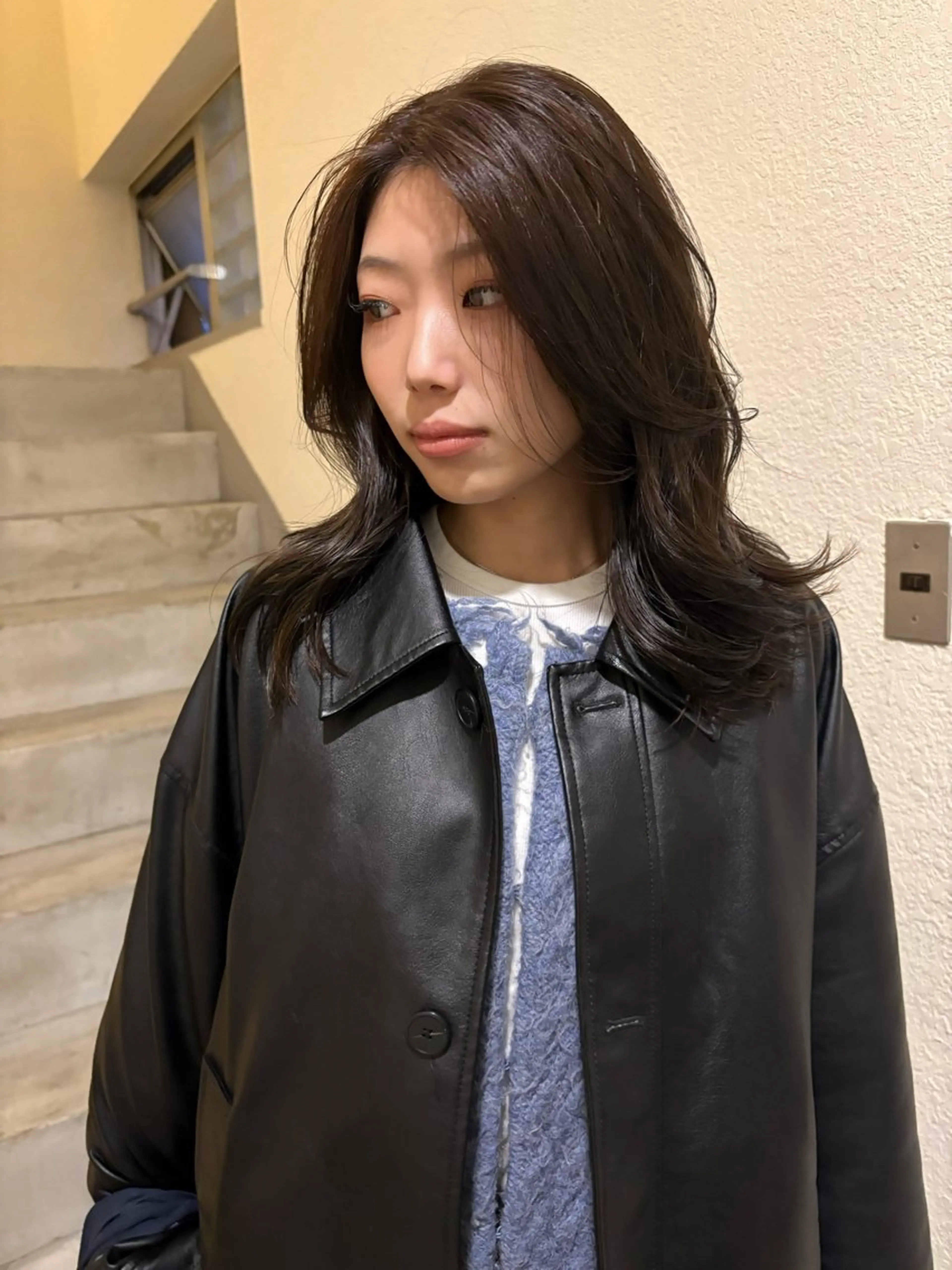 セミロング SIKI yuuna レイヤーカット🪽のヘアスタイル