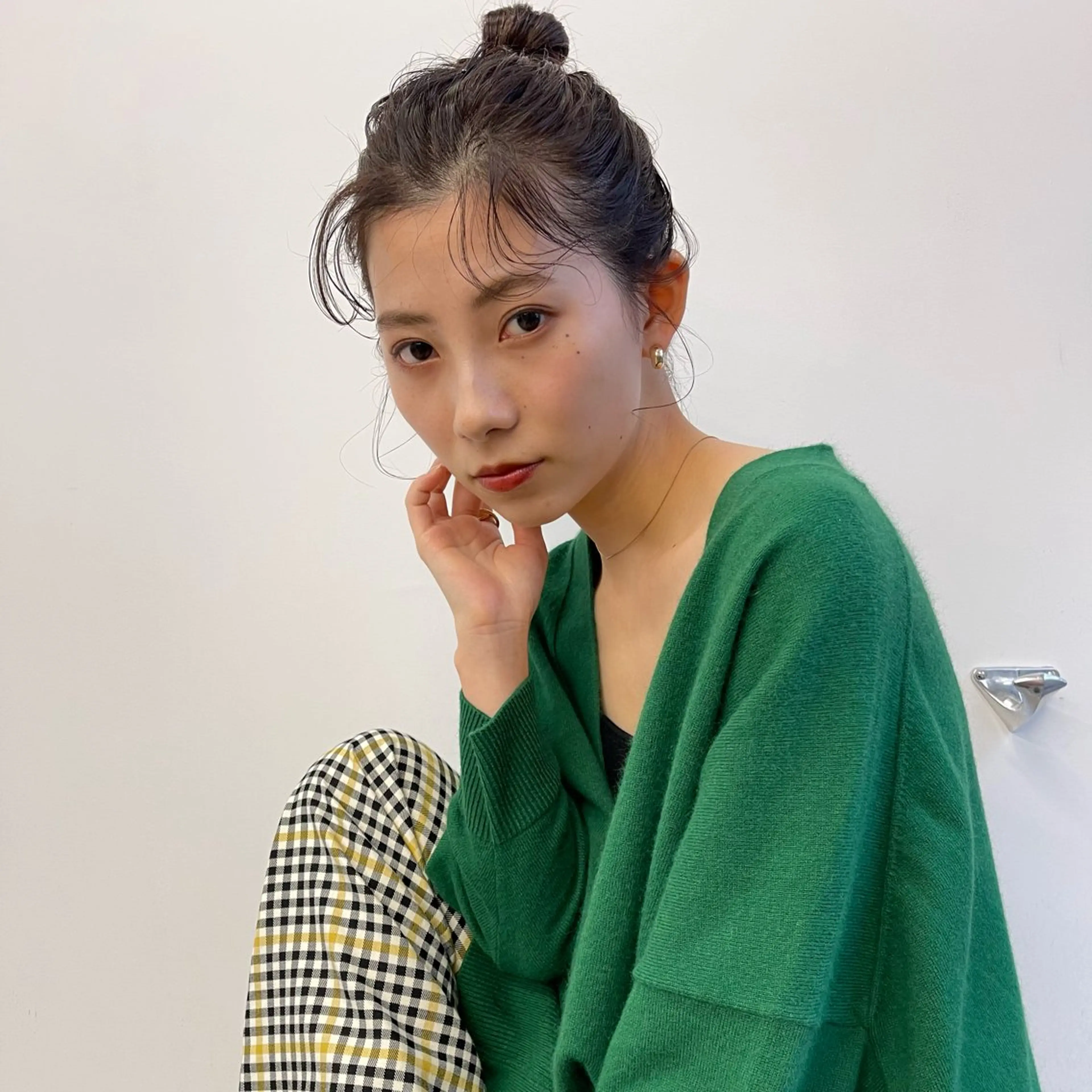 ロング カラー ヘアアレンジ yewscent / konaのヘアスタイル