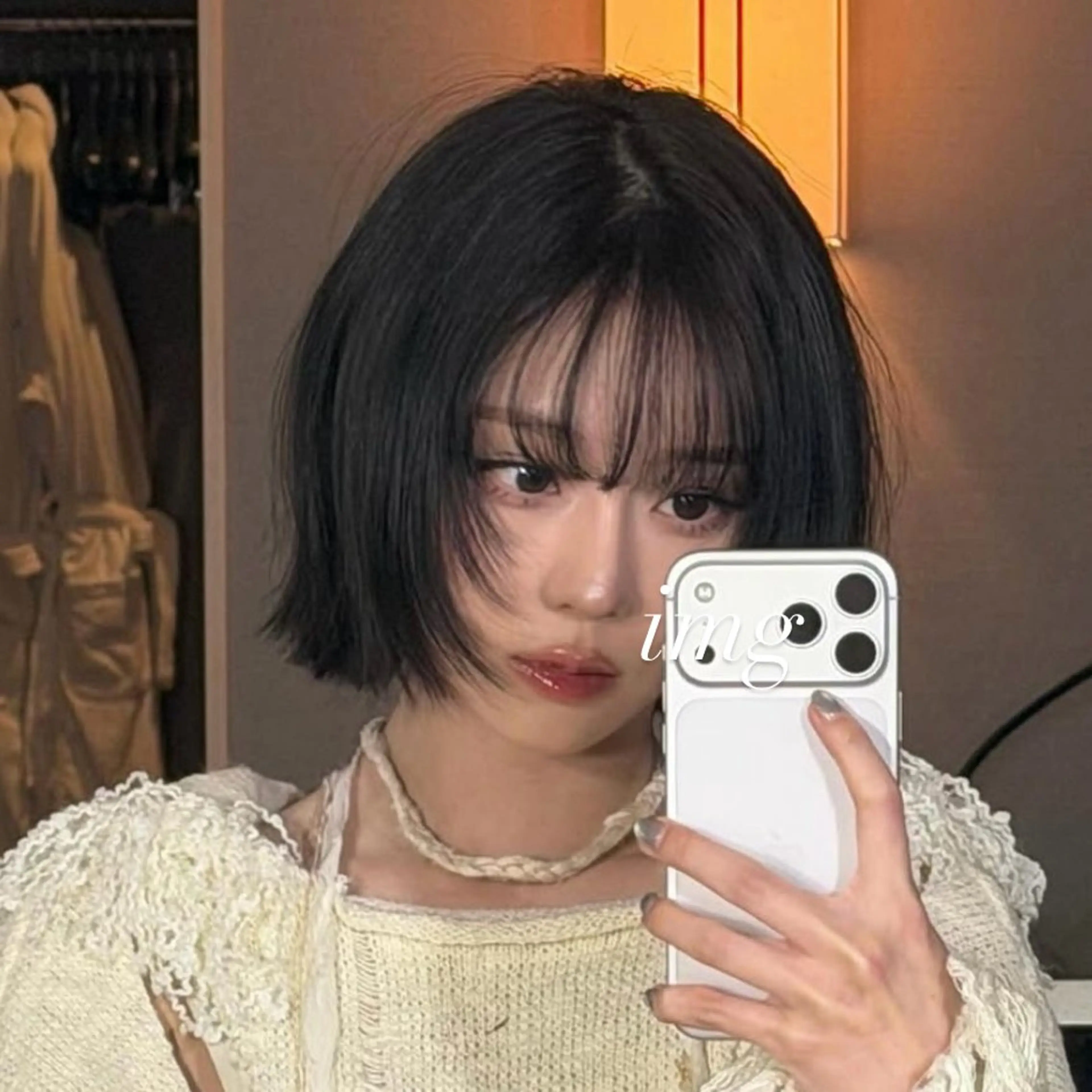 ショート 🦋韓国風レイヤー 🦋AYANE⁎⁺˳のヘアスタイル