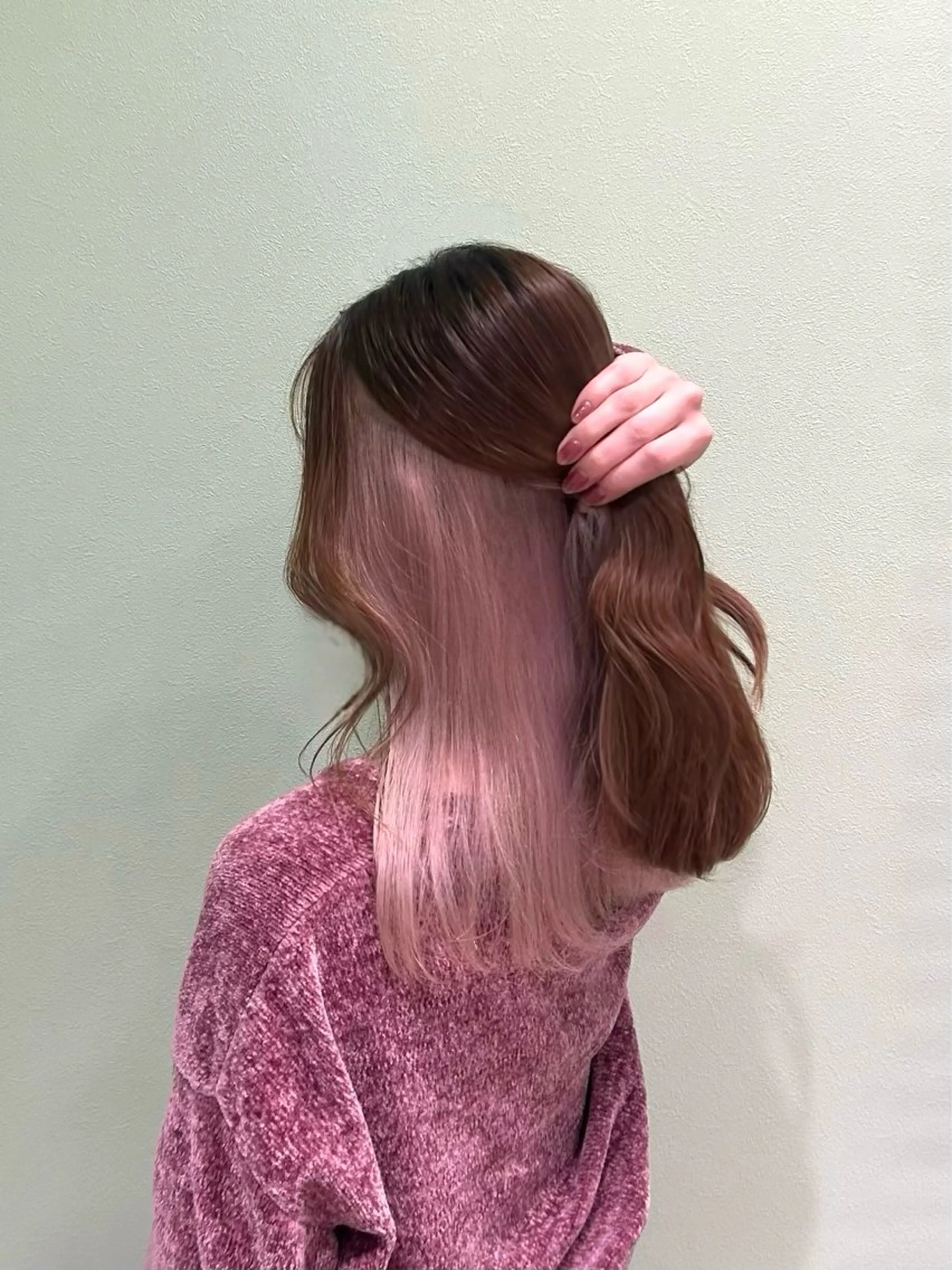 カラー ブリーチ ヘアカラー 💖韓国ヘア/ハイト ーン💖mikotoのヘアスタイル