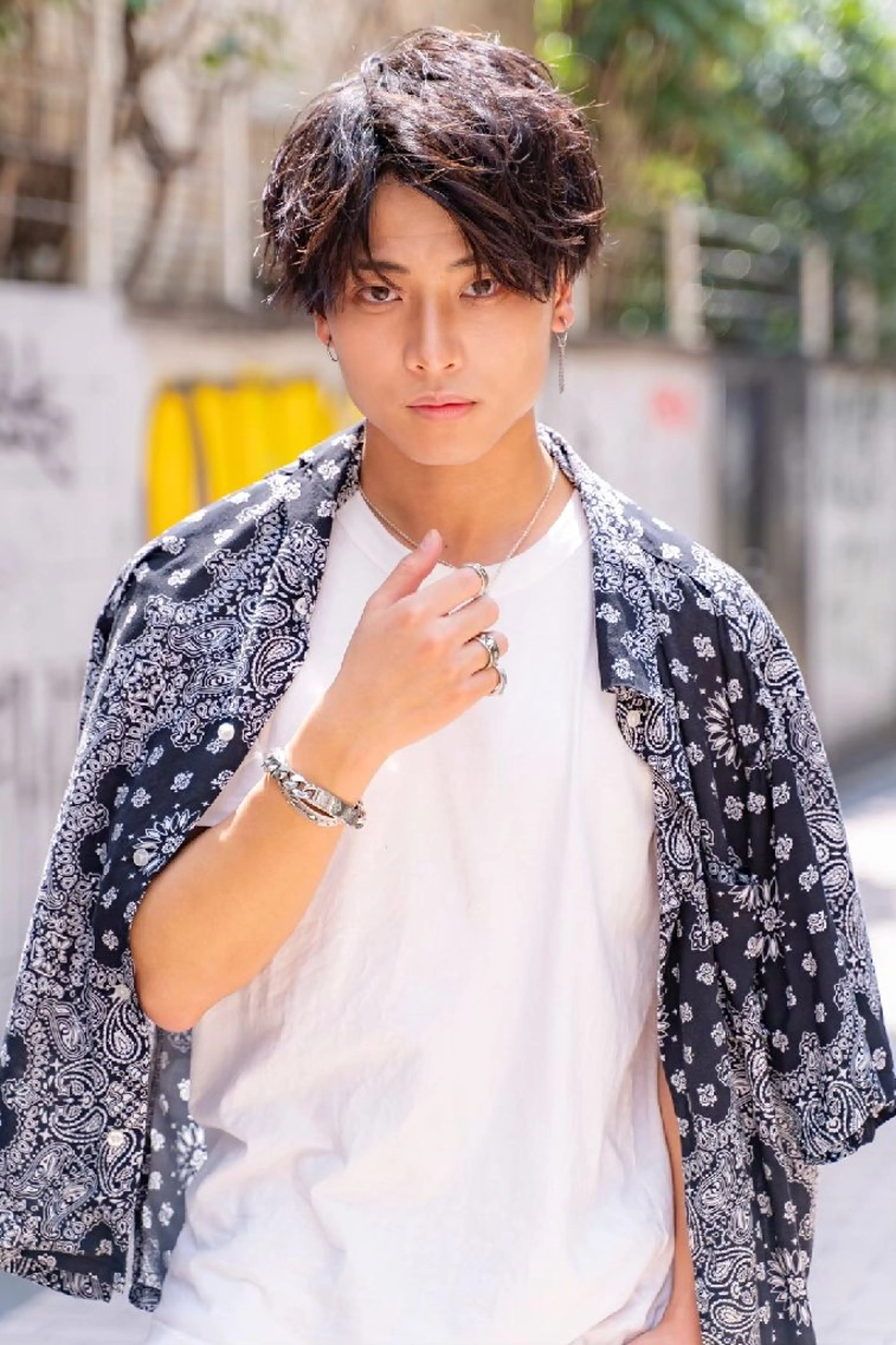 ショート パーマ カラー メンズ ヘアアレンジ カット パーマ トリートメント 【毛流れヘア】 人気No.1/ユウキのヘアスタイル