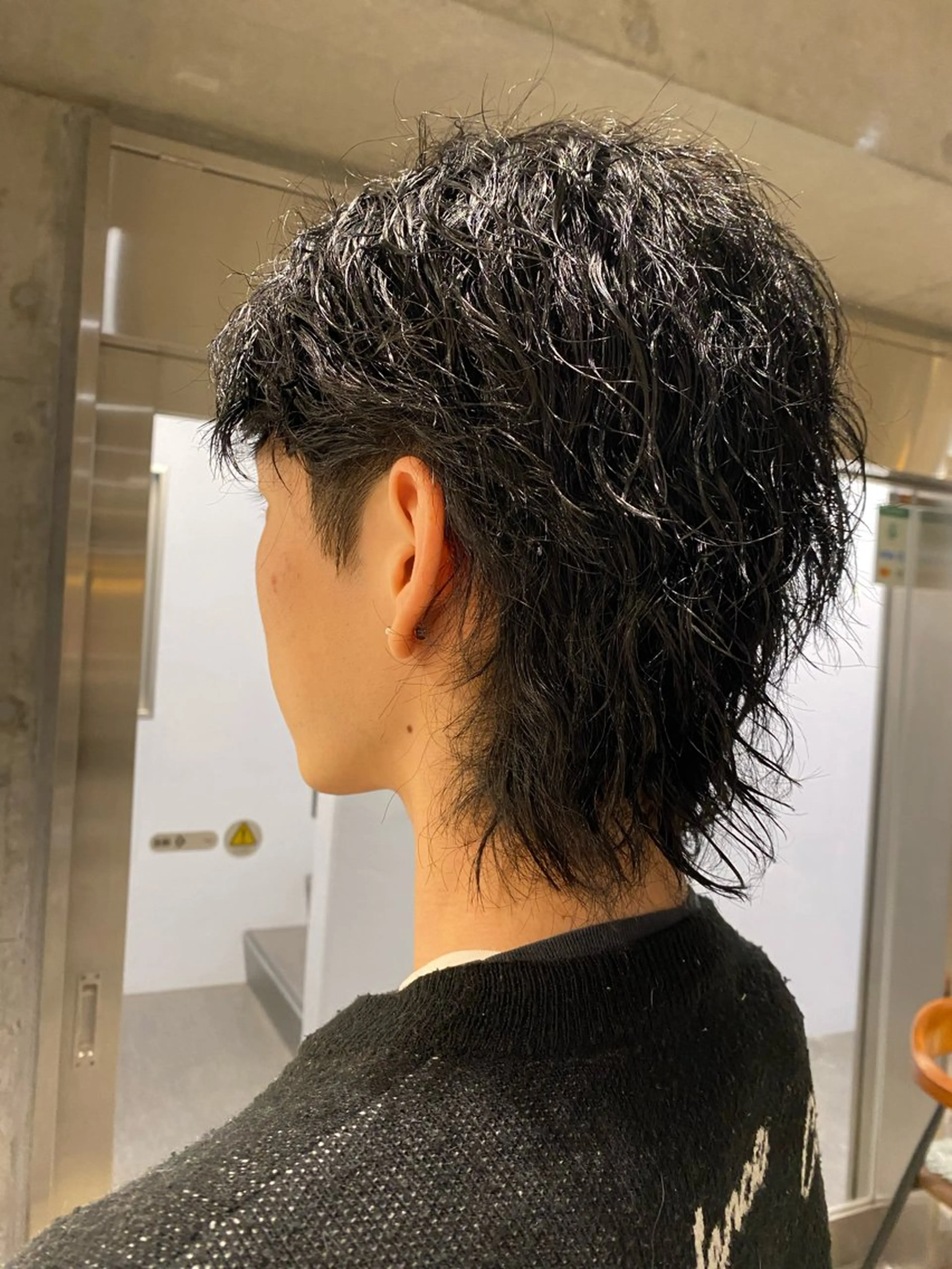 カラー メンズ メンズウルフカット 黒髪 ウルフカット 海外風レイヤー🥥 NANAのヘアスタイル