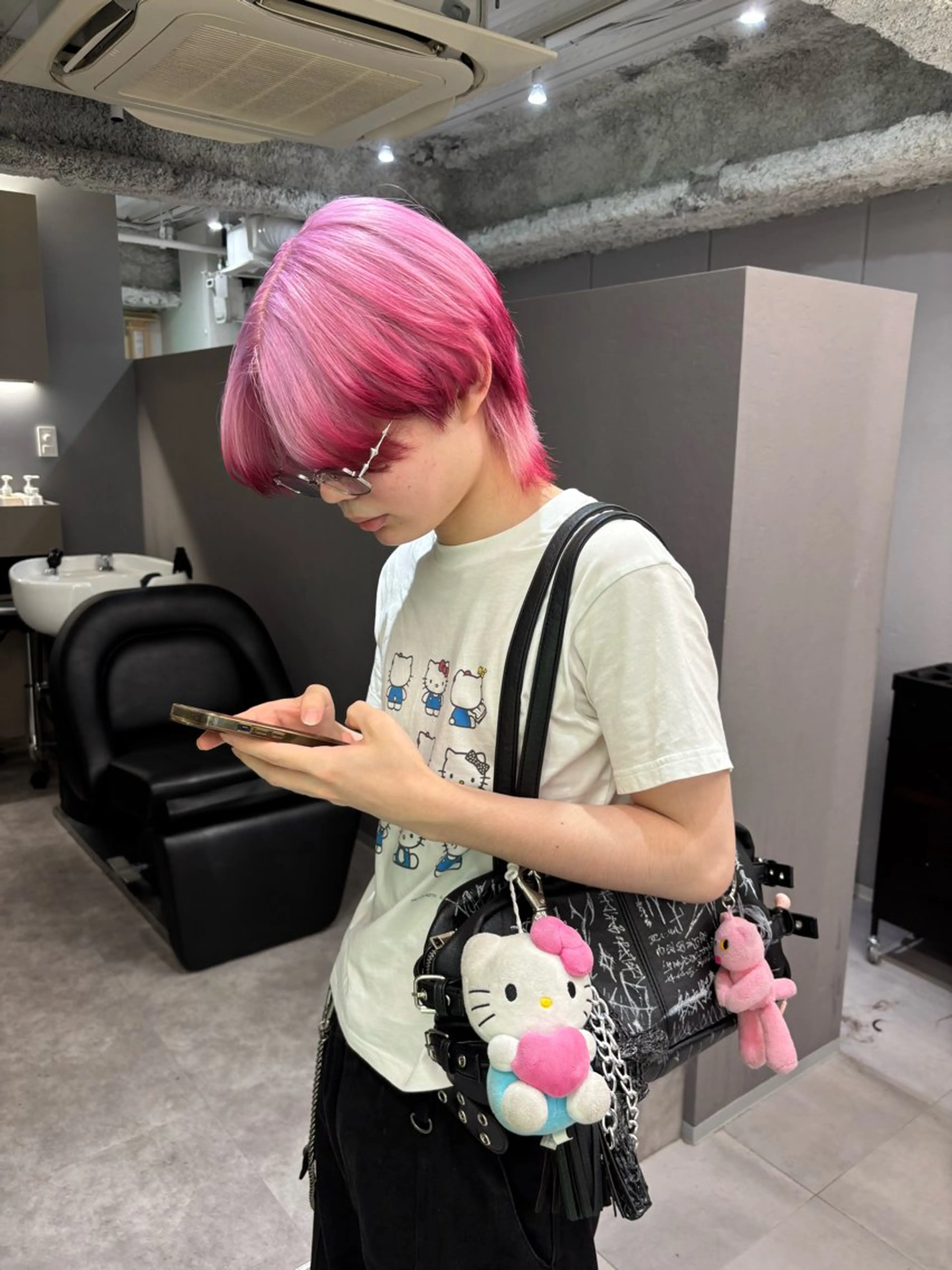 ショート カラー メンズ ブロンド デザインカラー ヘアカラー トリートメント 名古屋／デザイン／ ブリーチ/松井亮磨のヘアスタイル