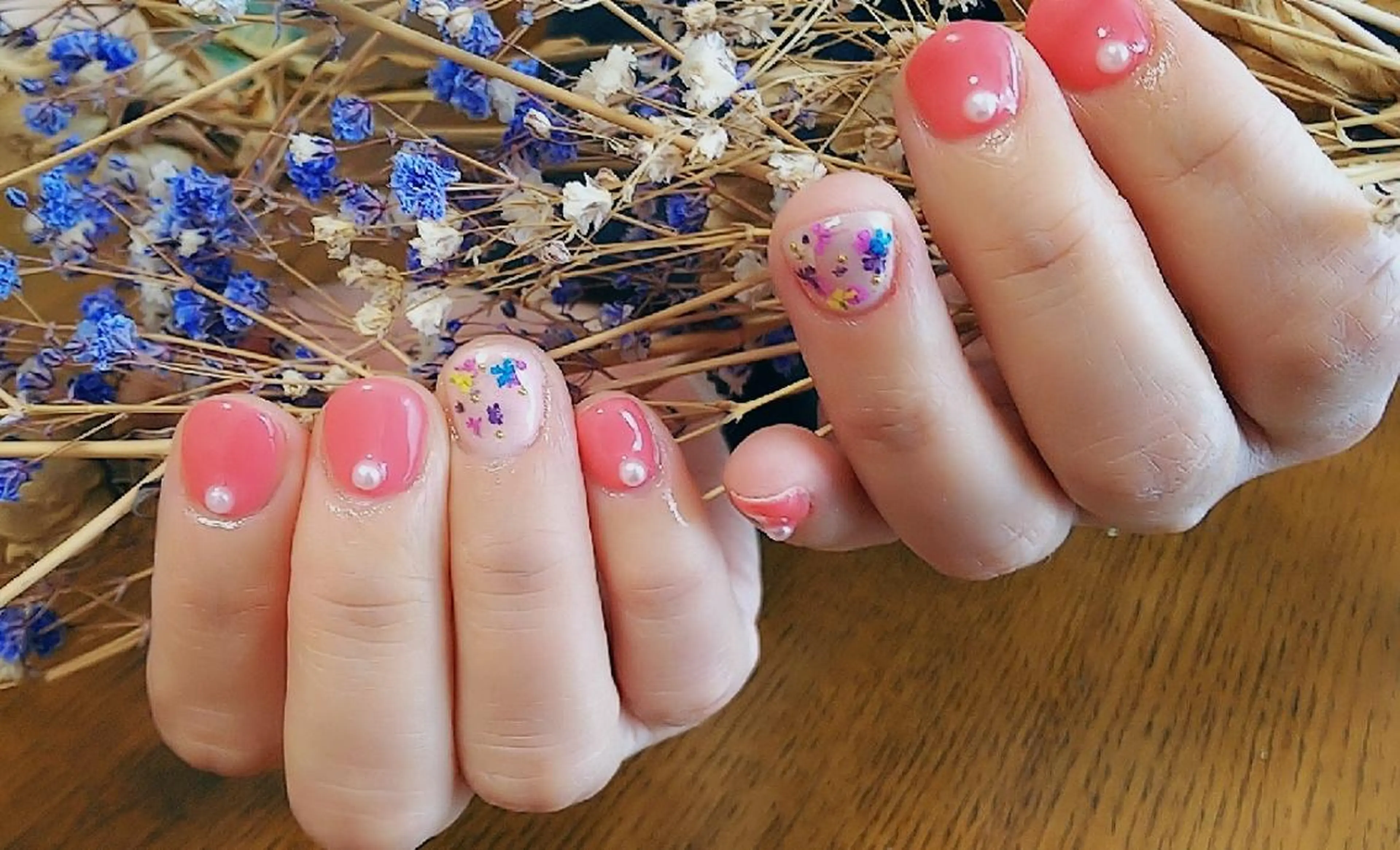 ネイル 春ネイル infinity skyのネイルデザイン