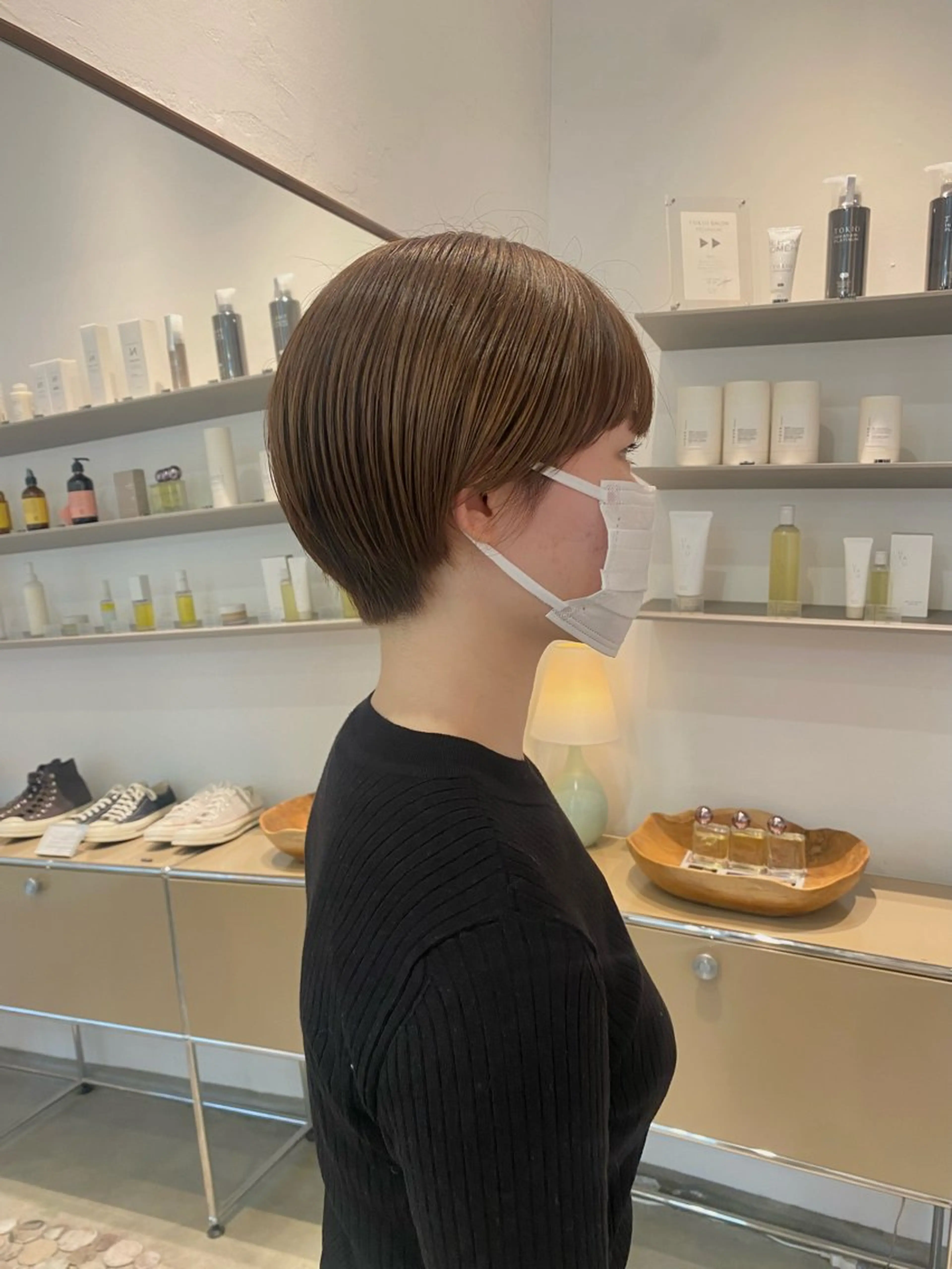 ショート ショートヘア HITOMI 福岡パーマのヘアスタイル